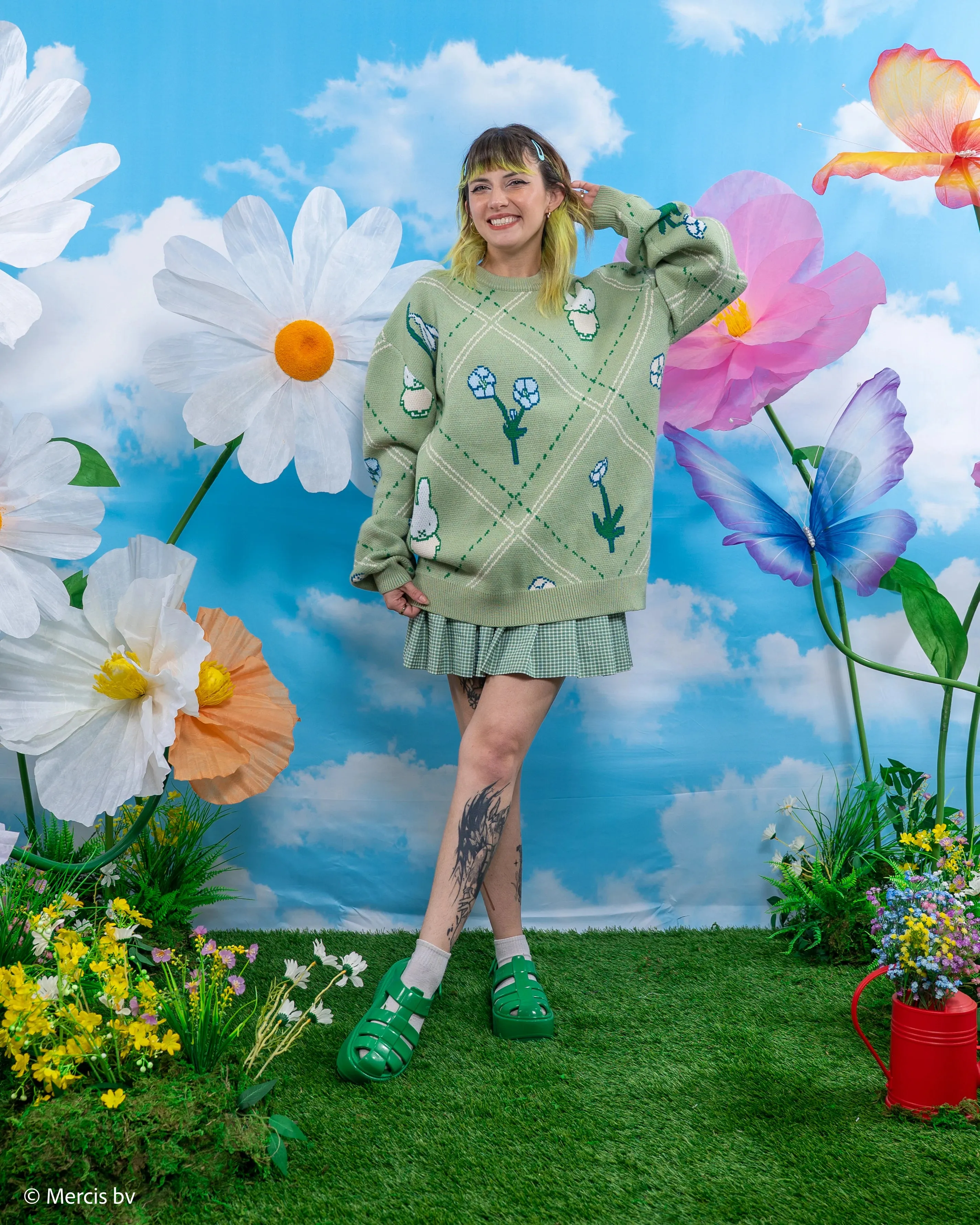 Miffy Flower Sweater sold by Steady Hands product image thumbnail 3