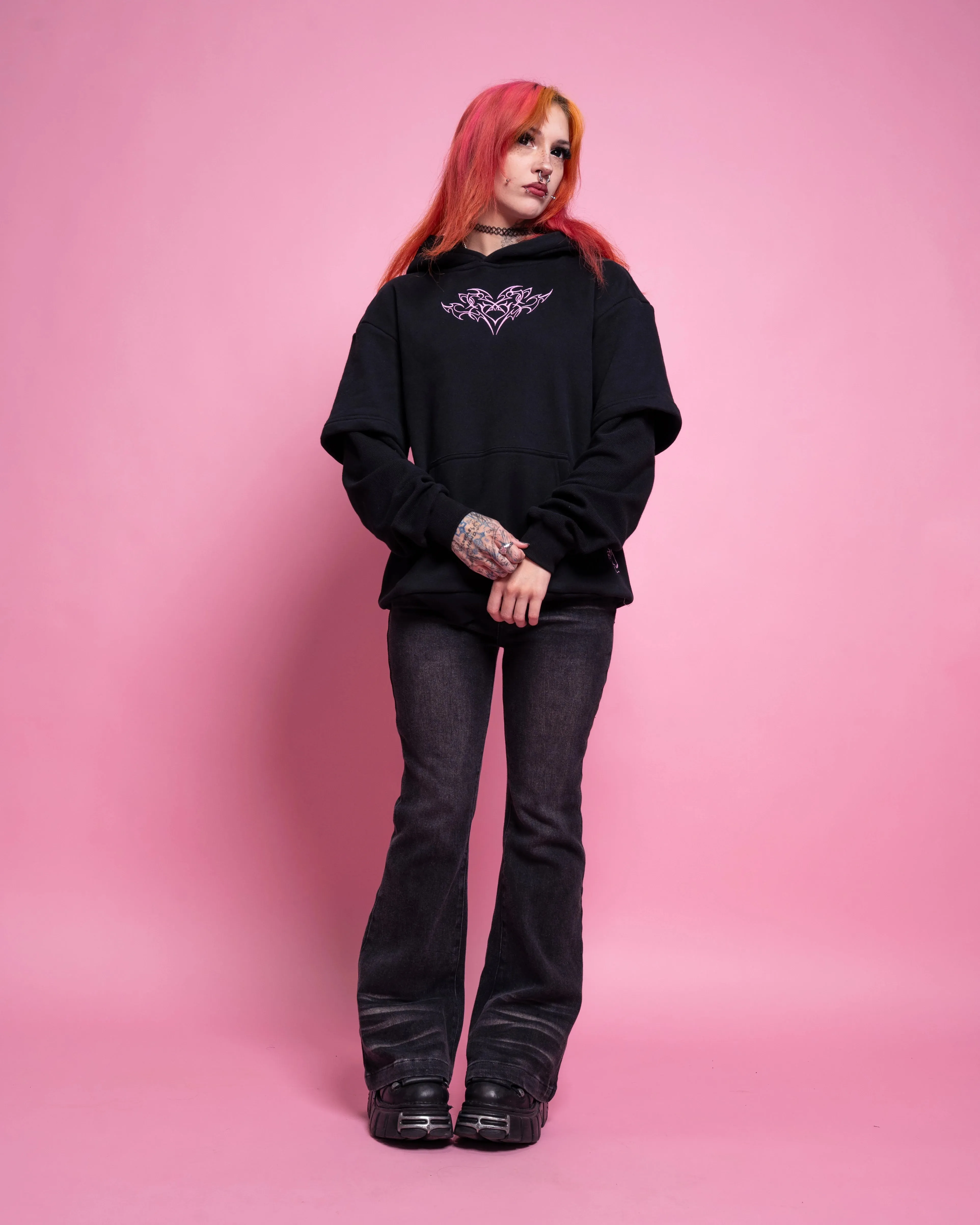 Cyber Angel Hoodie sold by Steady Hands product image thumbnail 3