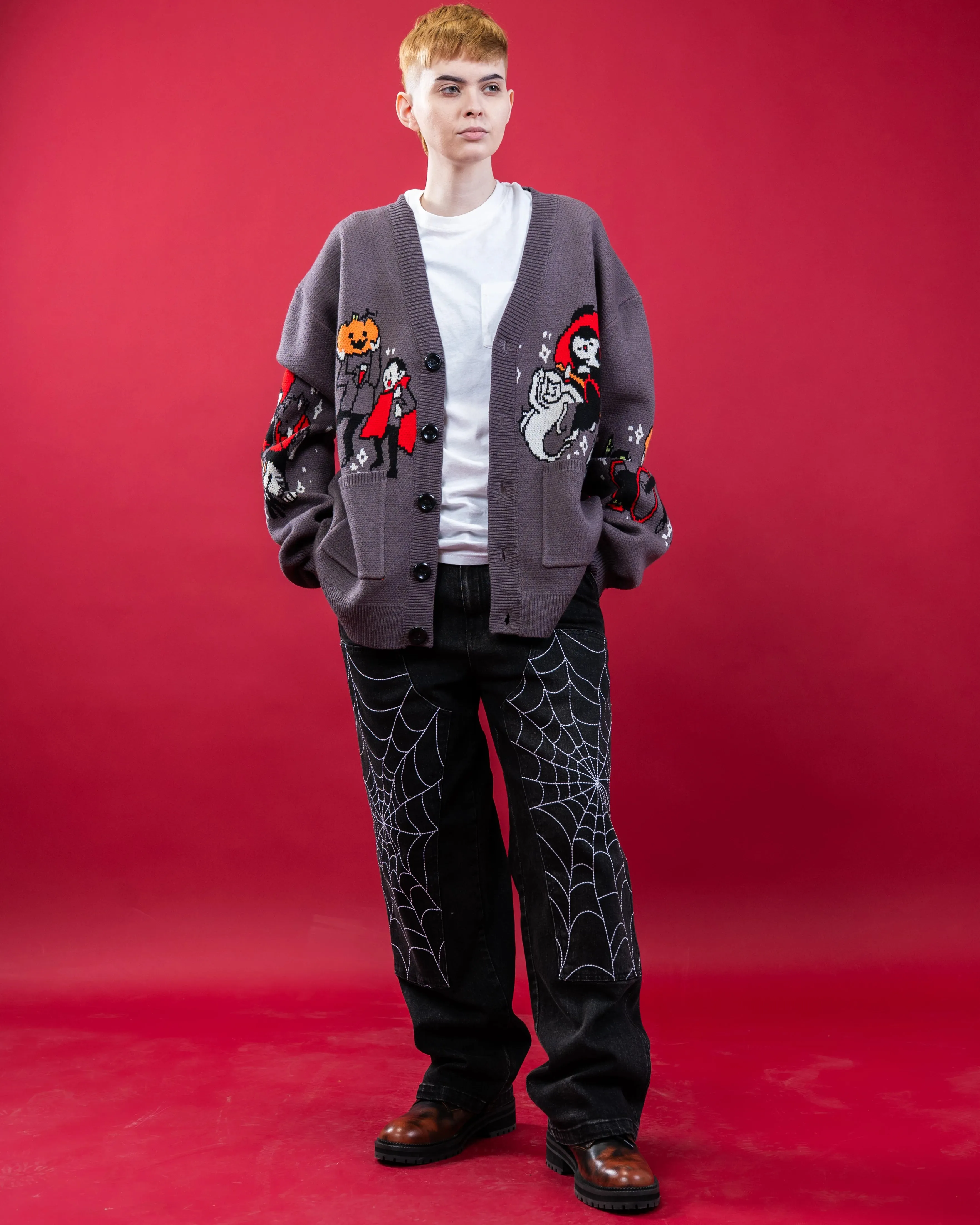 Ghoul's Night Out Cardigan sold by Steady Hands product image thumbnail 5