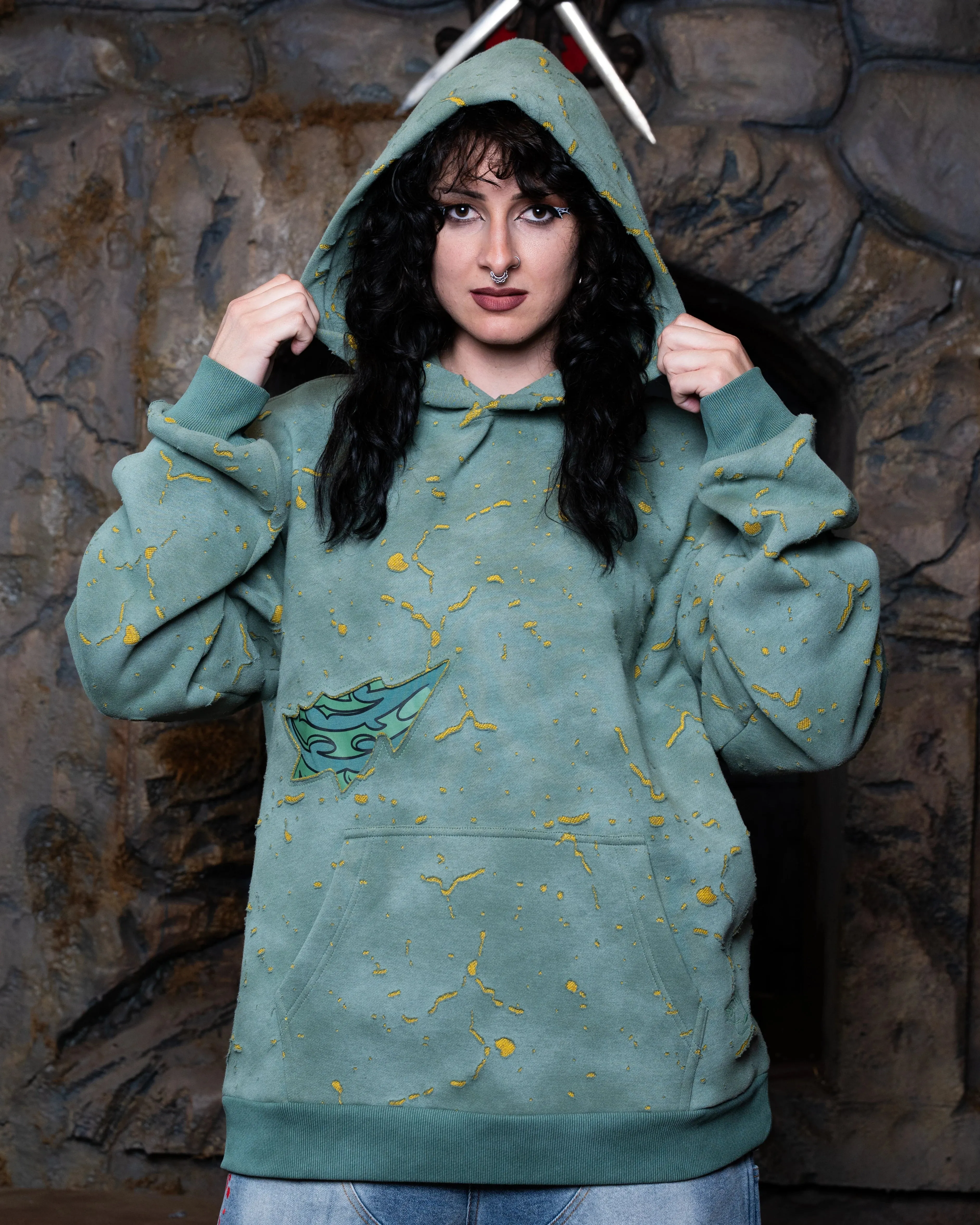Zombie Hoodie sold by Steady Hands product image thumbnail 5
