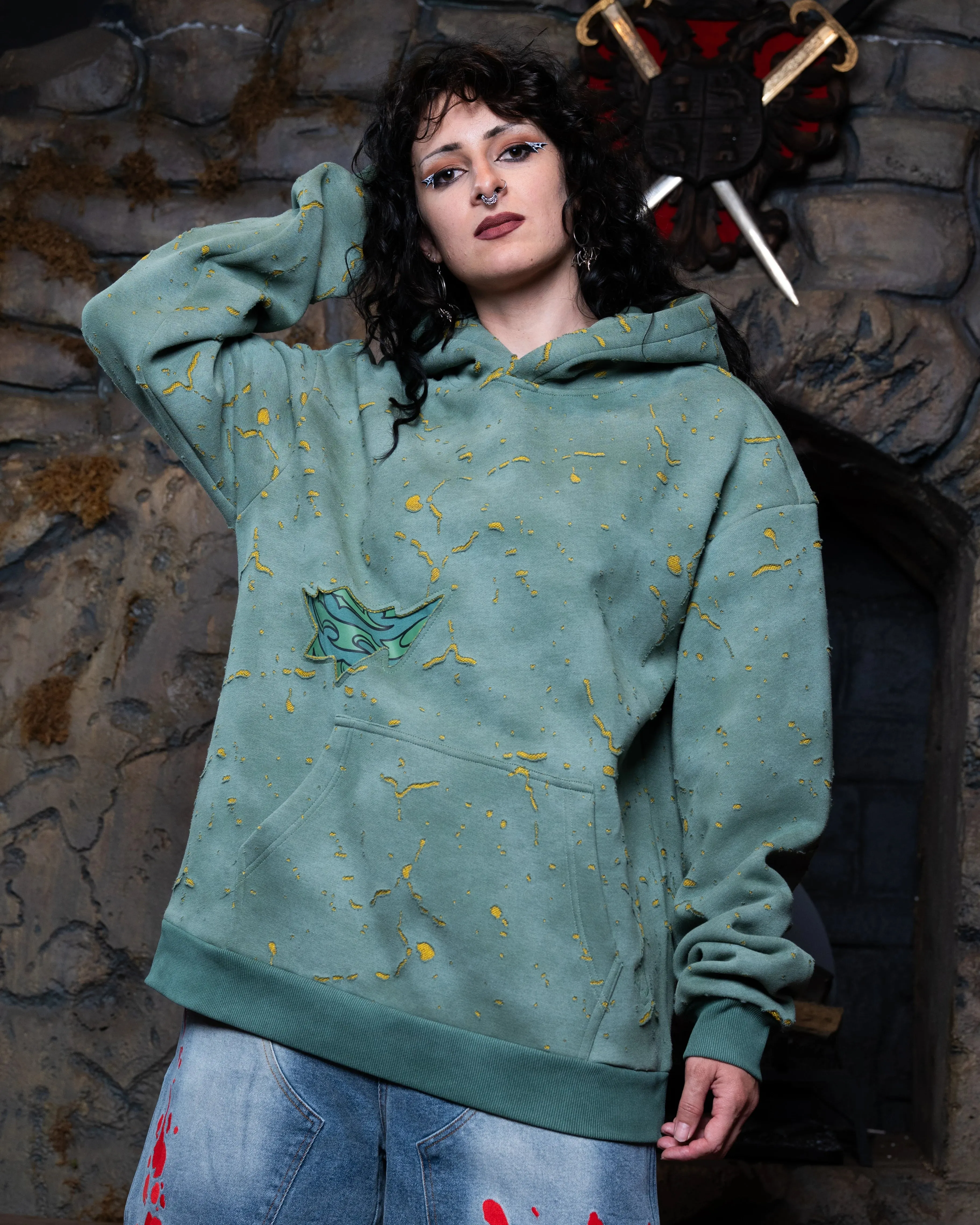Zombie Hoodie sold by Steady Hands product image thumbnail 3