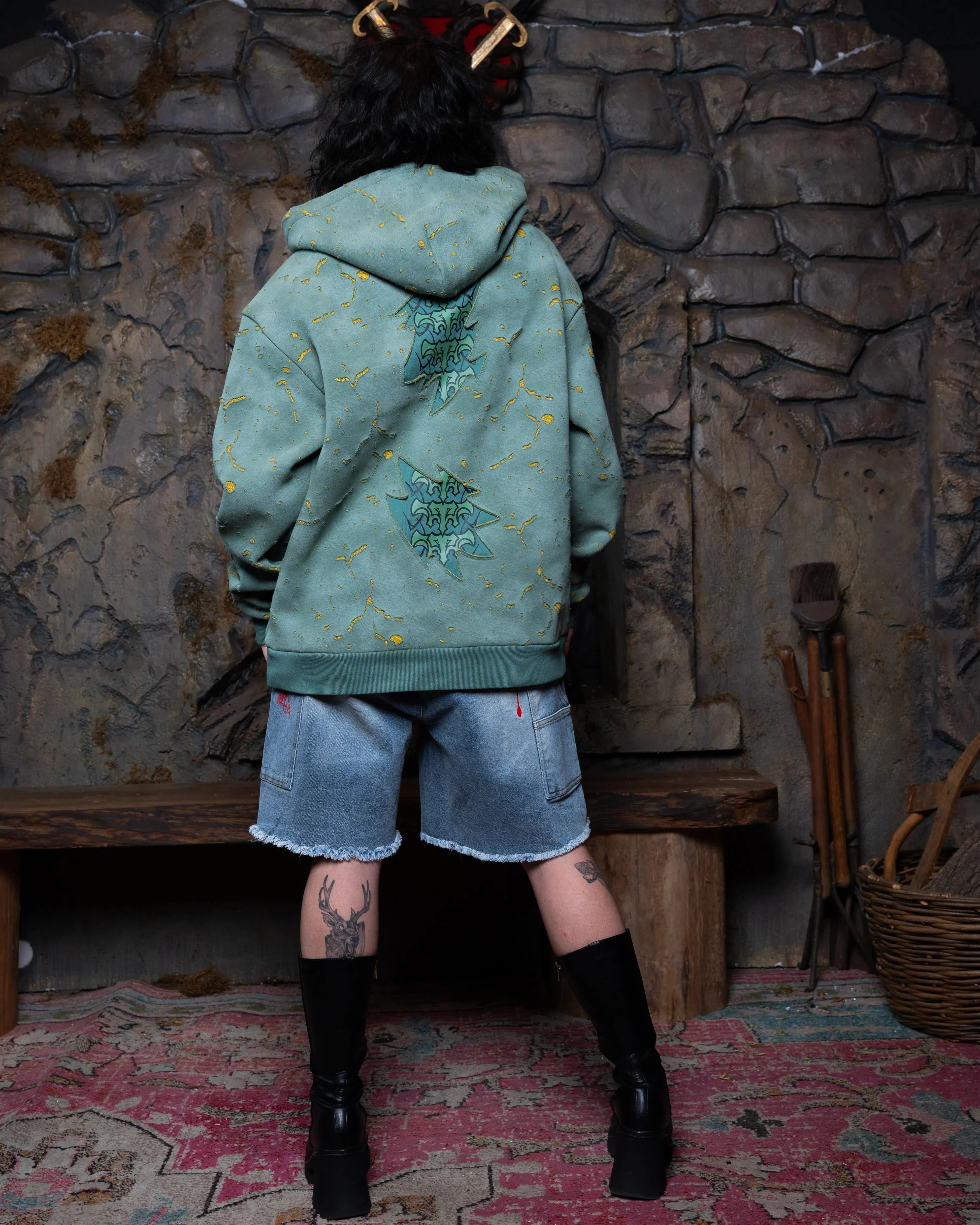 Zombie Hoodie sold by Steady Hands product image thumbnail 4