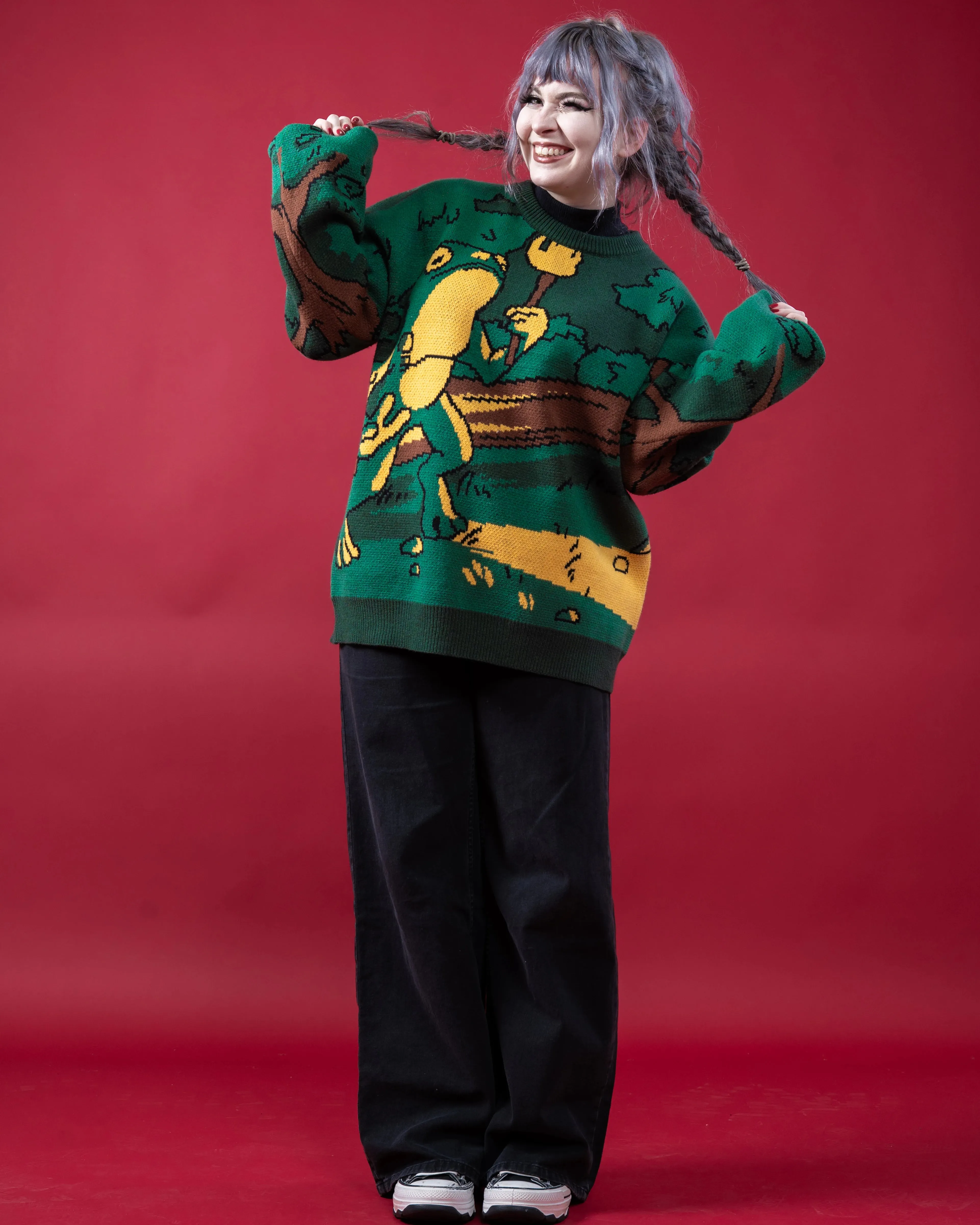 Loveland Frog Sweater sold by Steady Hands product image thumbnail 3