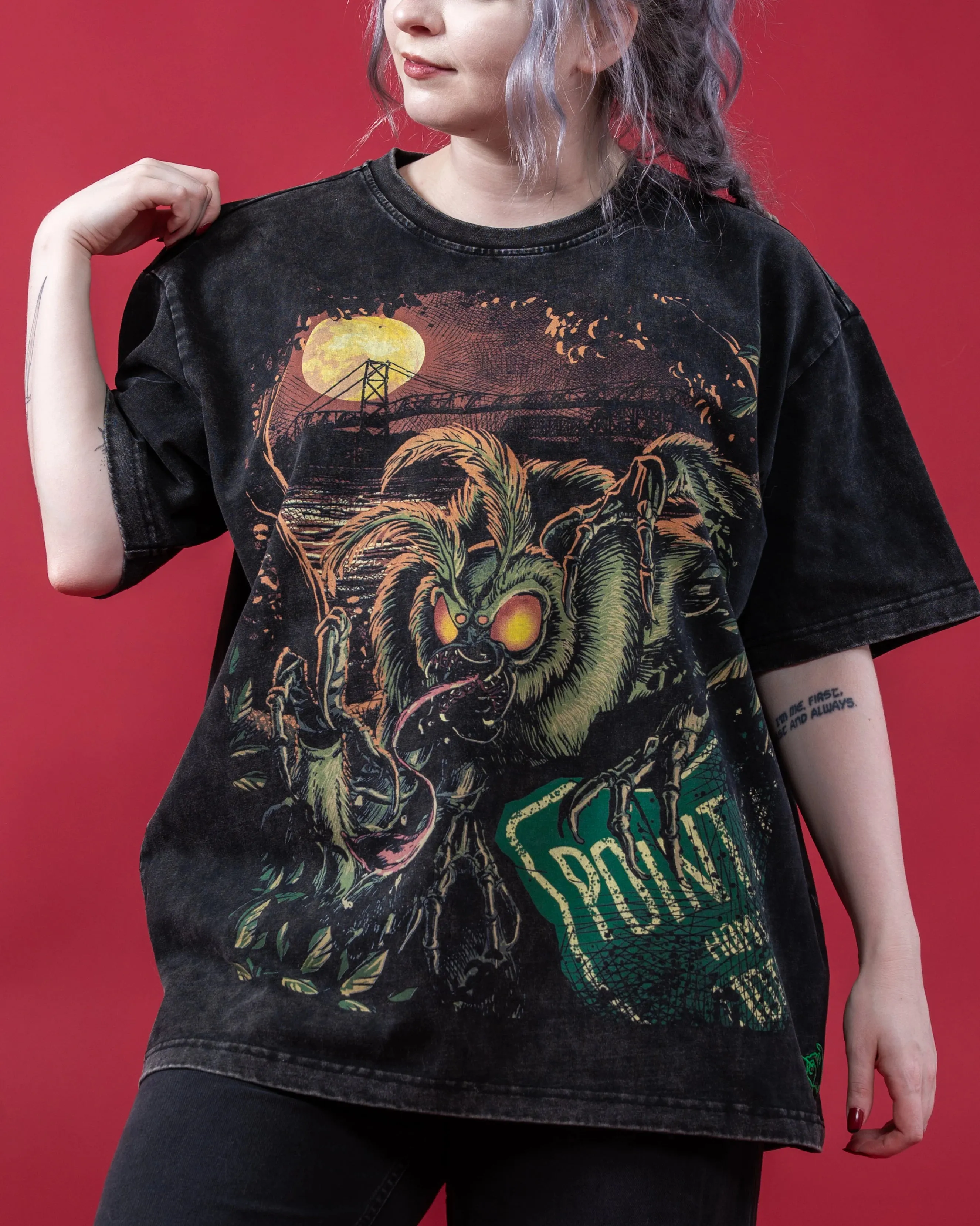Mothman Tee sold by Steady Hands product image thumbnail 4