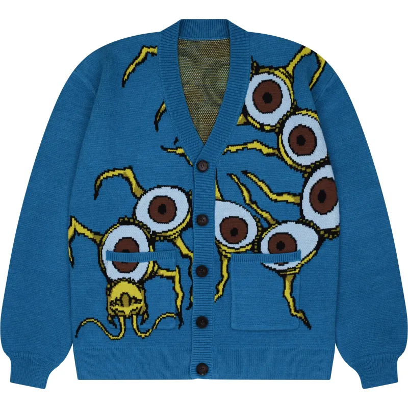 Centeyepede Cardigan sold by Steady Hands