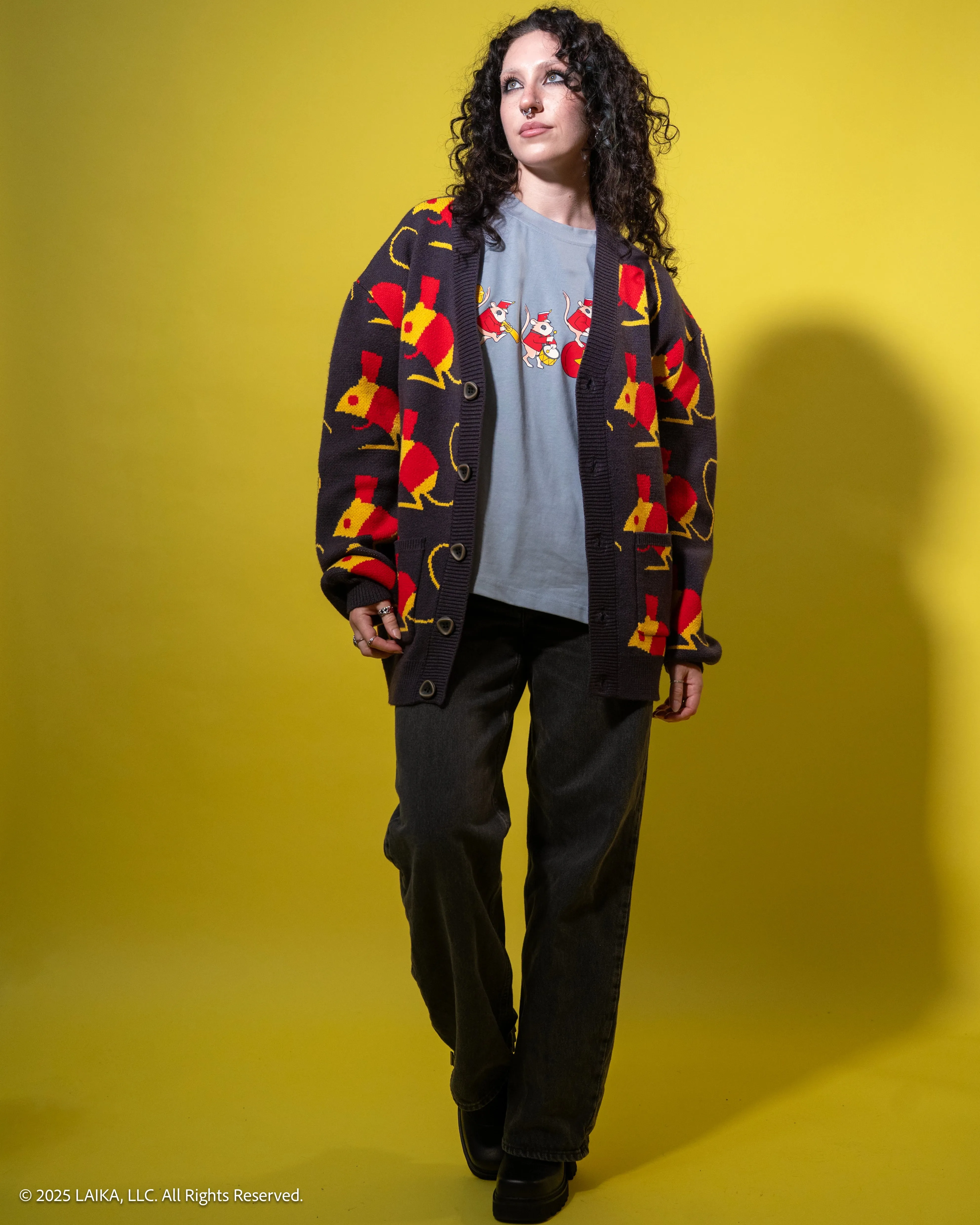 Circus Mice Cardigan sold by Steady Hands product image thumbnail 3