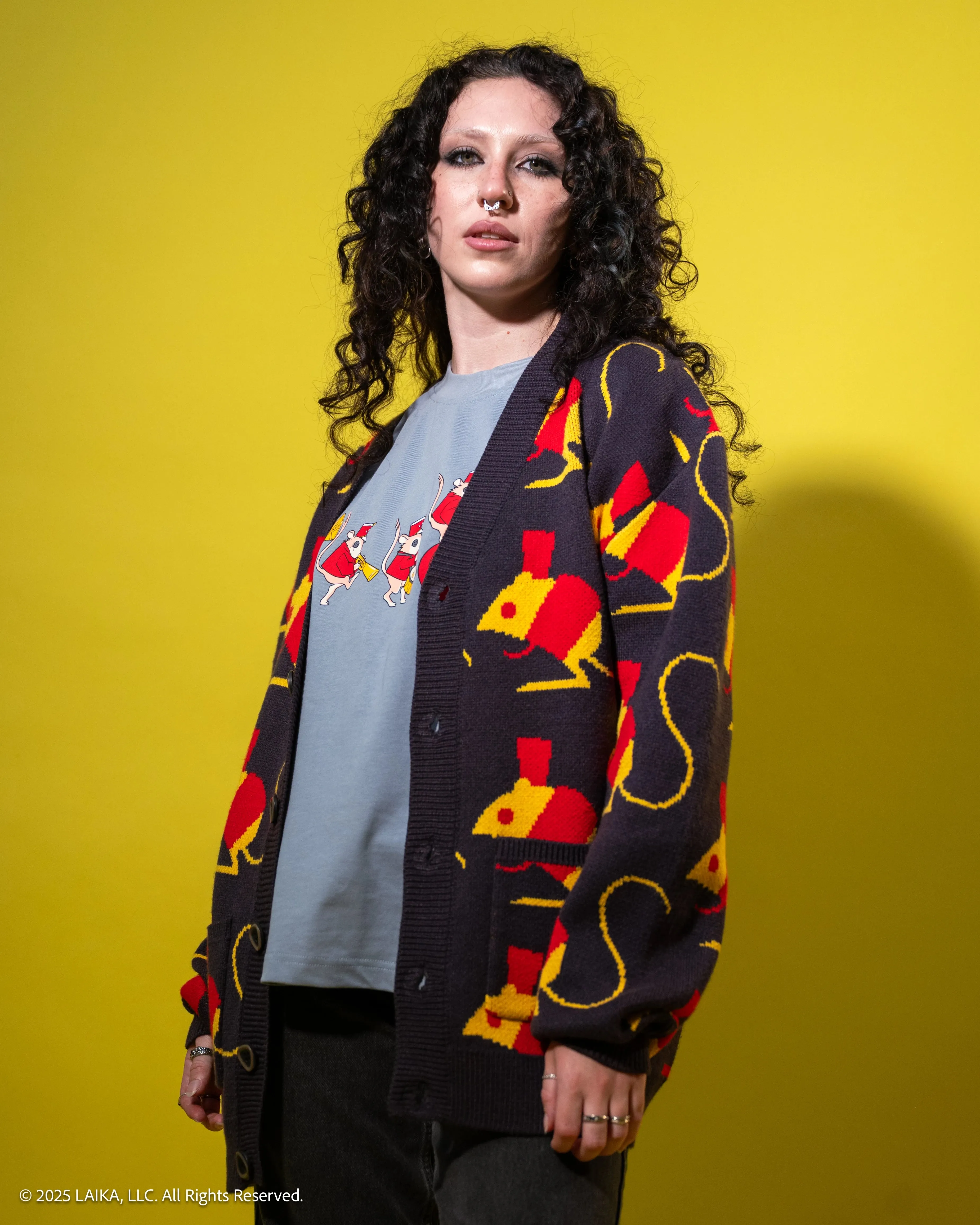 Circus Mice Cardigan sold by Steady Hands product image thumbnail 5