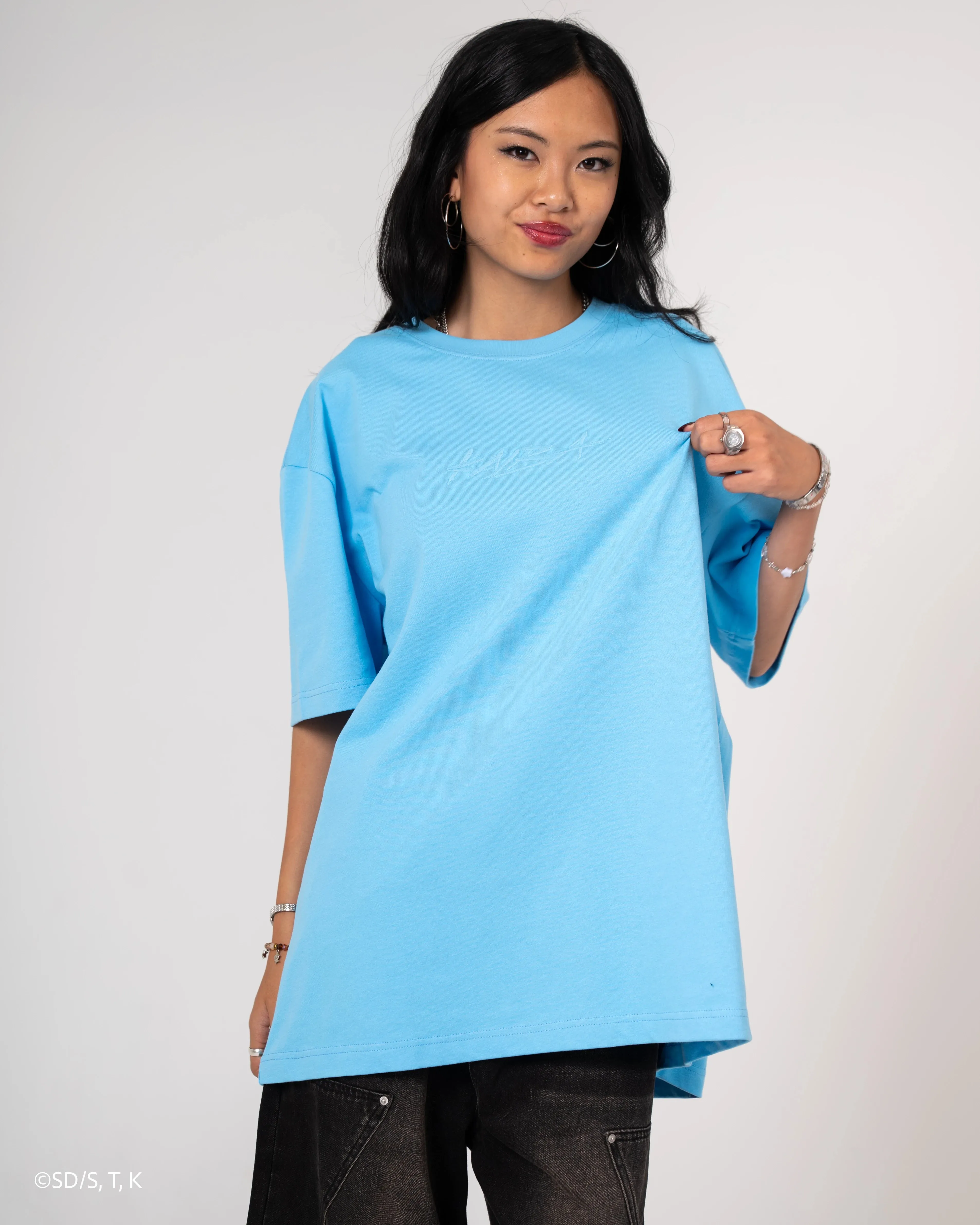 Blue-Eyes Tonal Tee sold by Steady Hands product image thumbnail 4