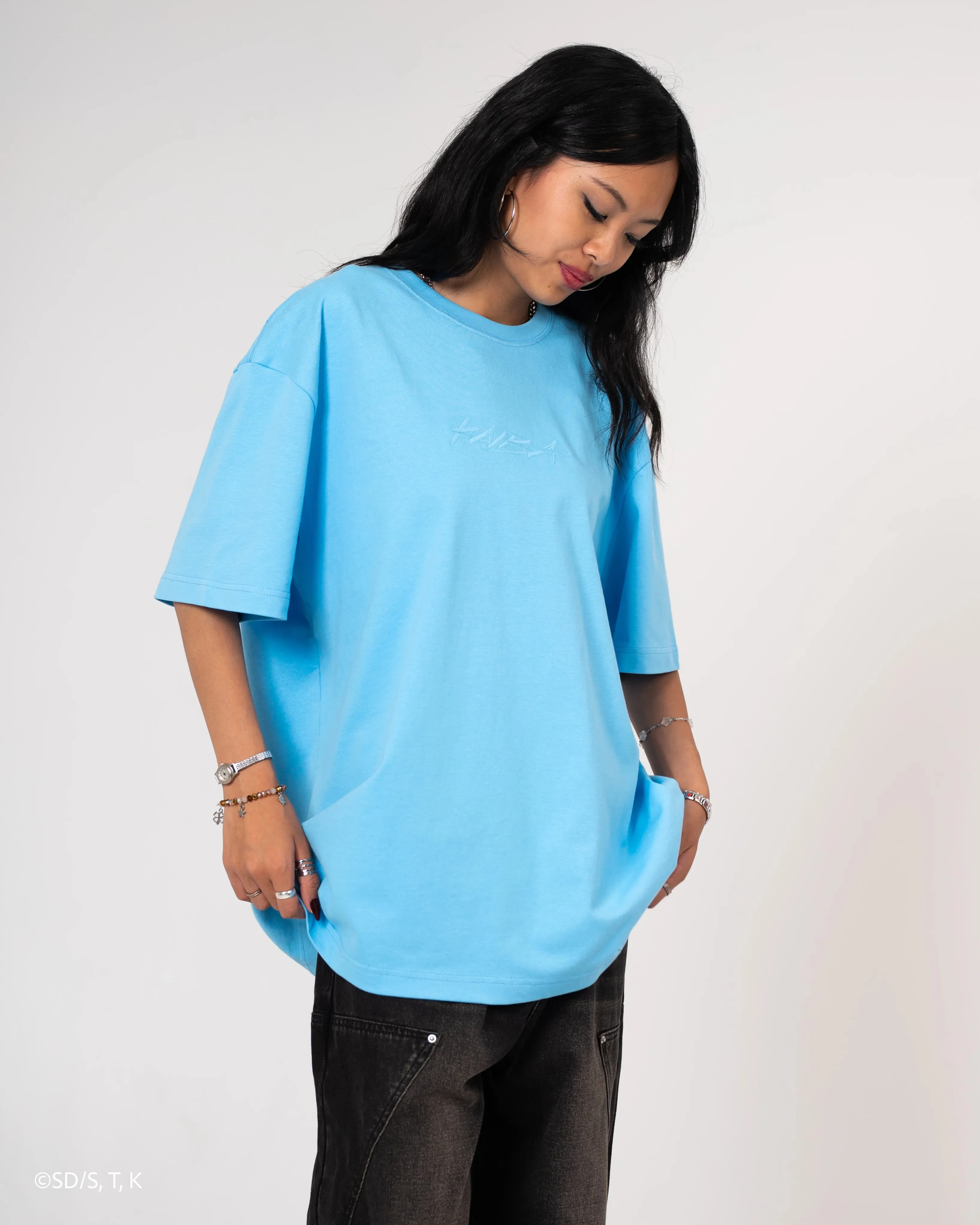 Blue-Eyes Tonal Tee sold by Steady Hands product image thumbnail 5