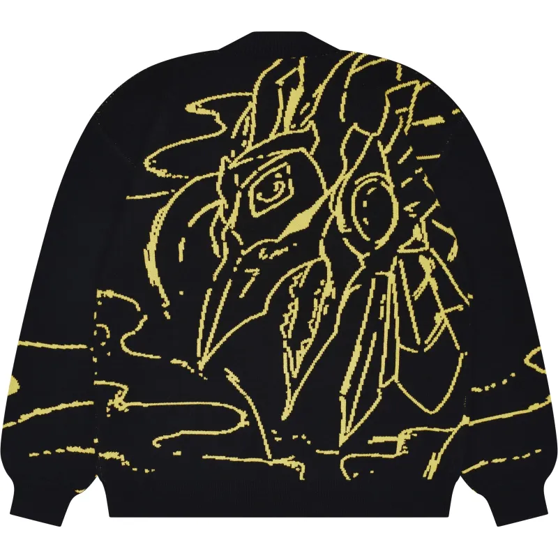 Winged Dragon Cardigan sold by Steady Hands