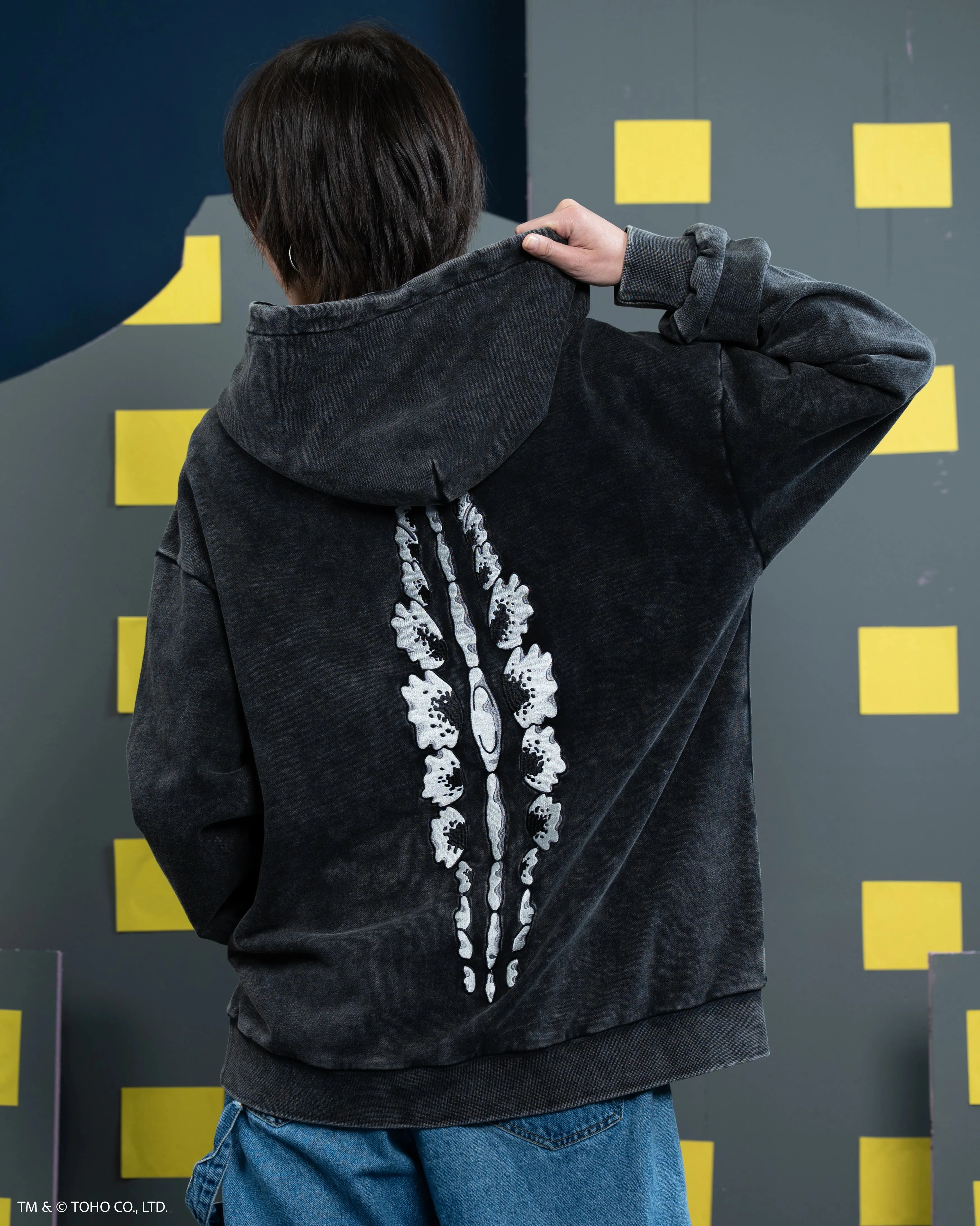 Classic Godzilla Hoodie sold by Steady Hands product image thumbnail 5