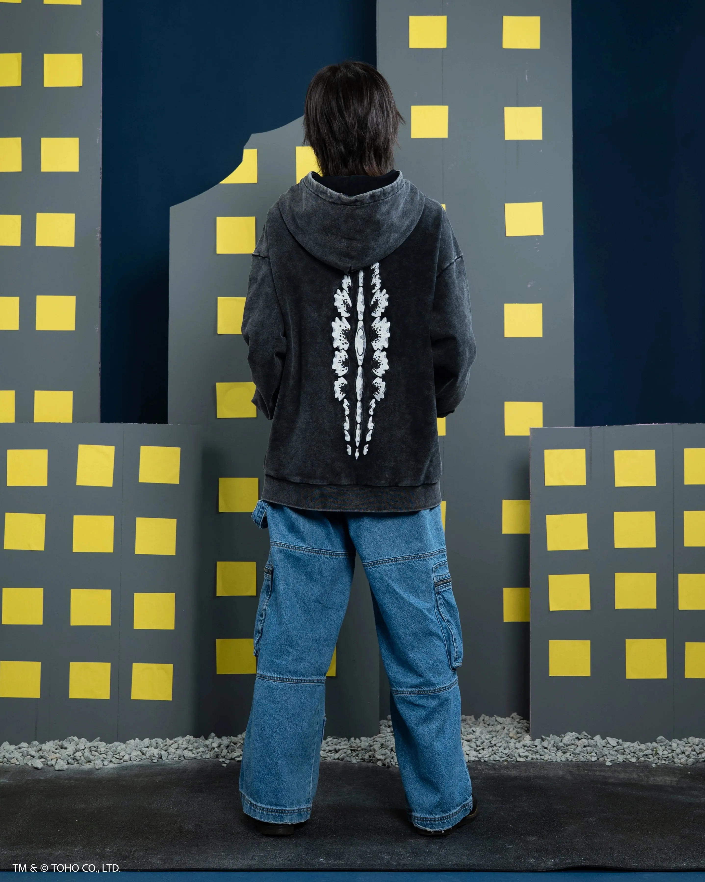 Classic Godzilla Hoodie sold by Steady Hands product image thumbnail 3