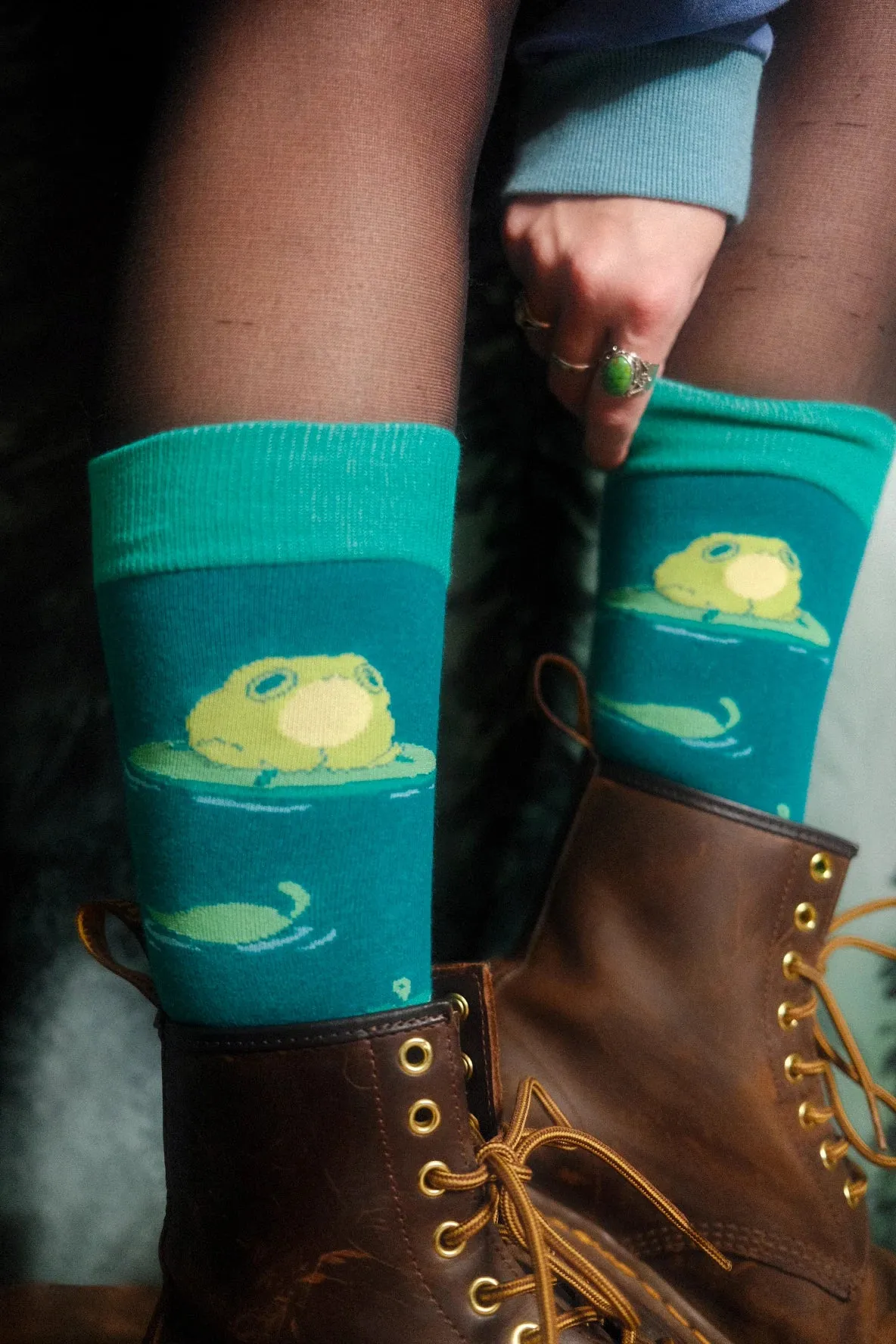 Top Frog Socks sold by Steady Hands product image thumbnail 3