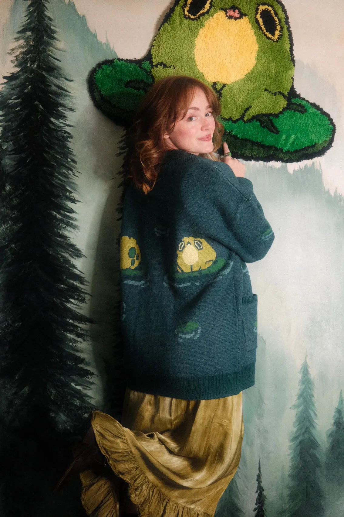 Top Frog Cardigan sold by Steady Hands product image thumbnail 4