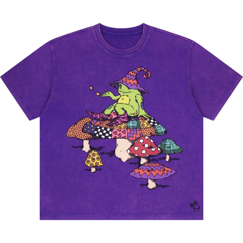 Frog Wizard Tee sold by Steady Hands