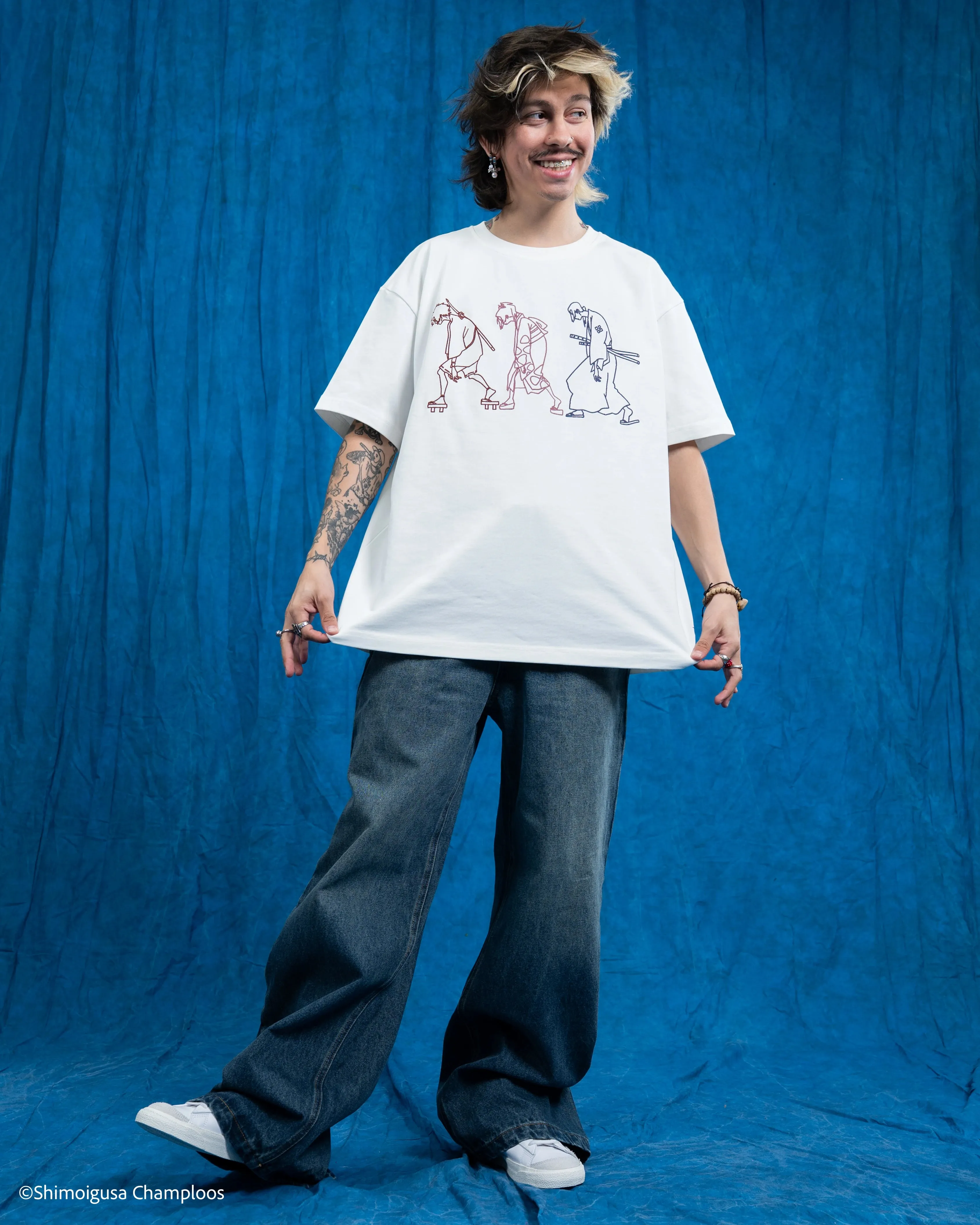 Sad Samurai Tee sold by Steady Hands product image thumbnail 5