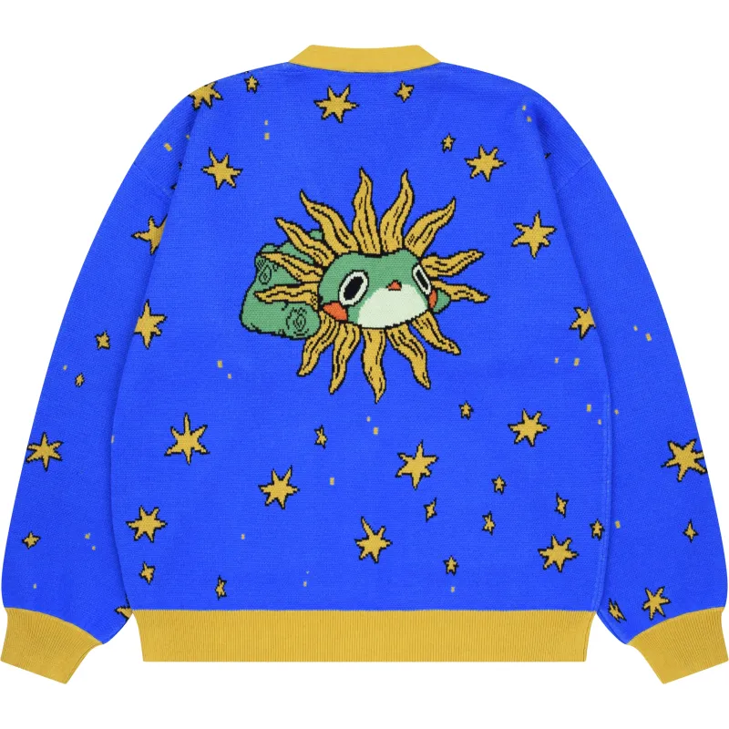 Celestial Frog Cardigan sold by Steady Hands
