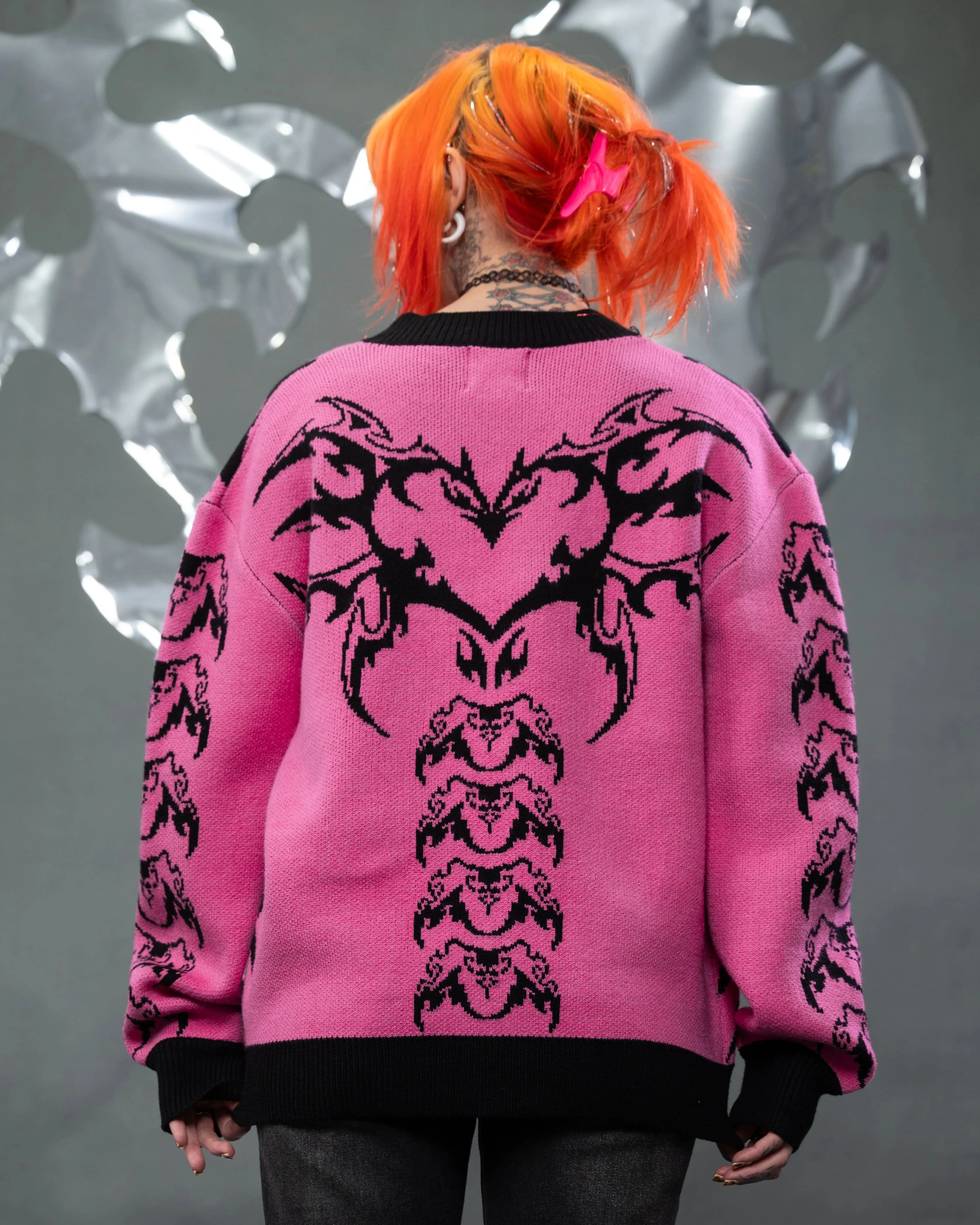 Cyber Heart Cardigan sold by Steady Hands product image thumbnail 3