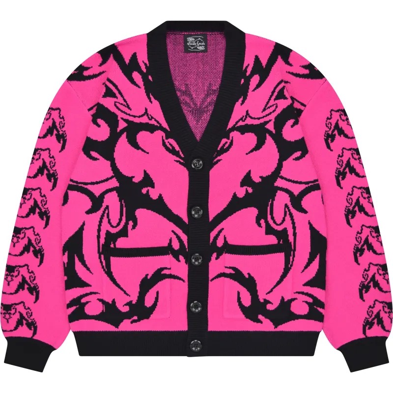 Cyber Heart Cardigan made by Steady Hands