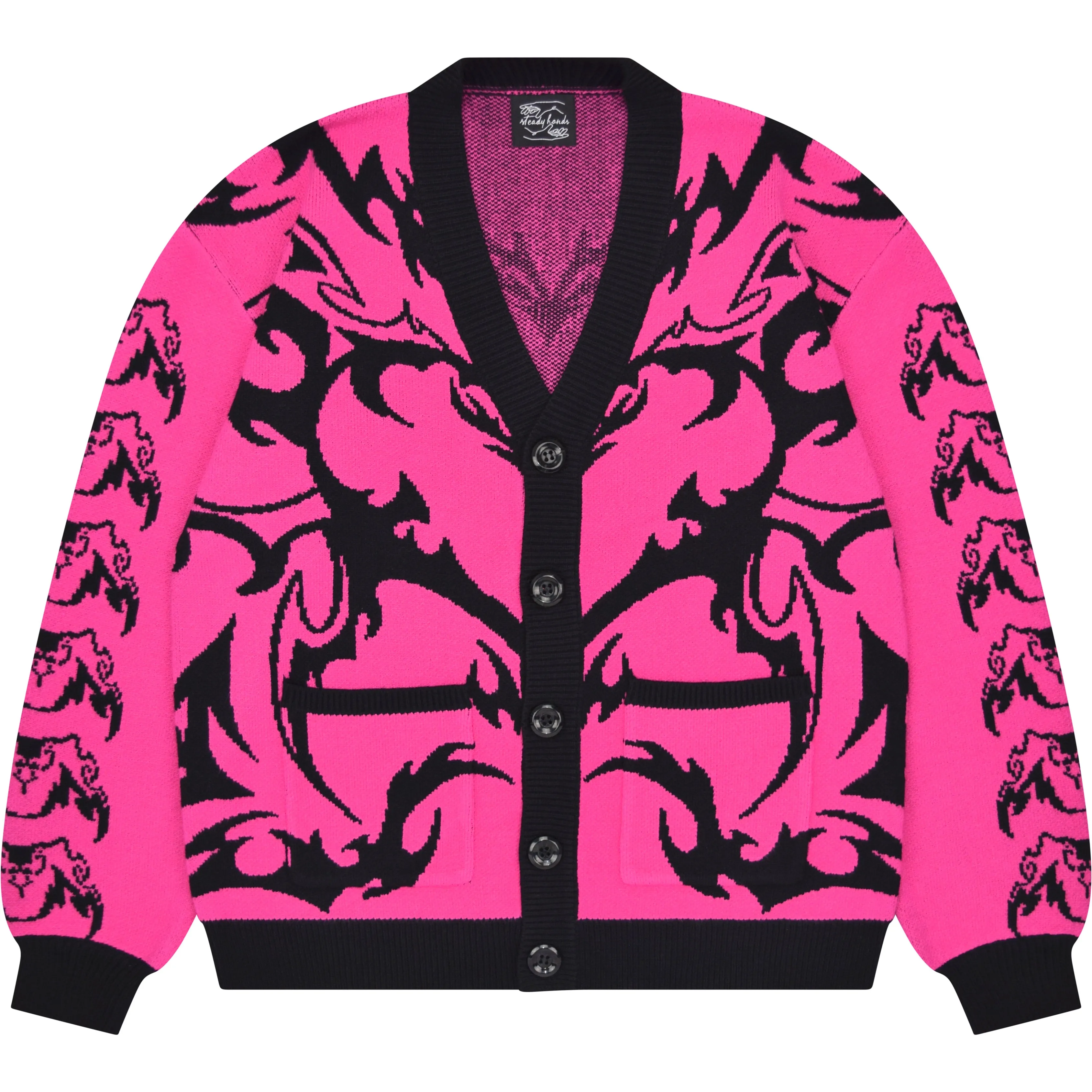 Cyber Heart Cardigan sold by Steady Hands