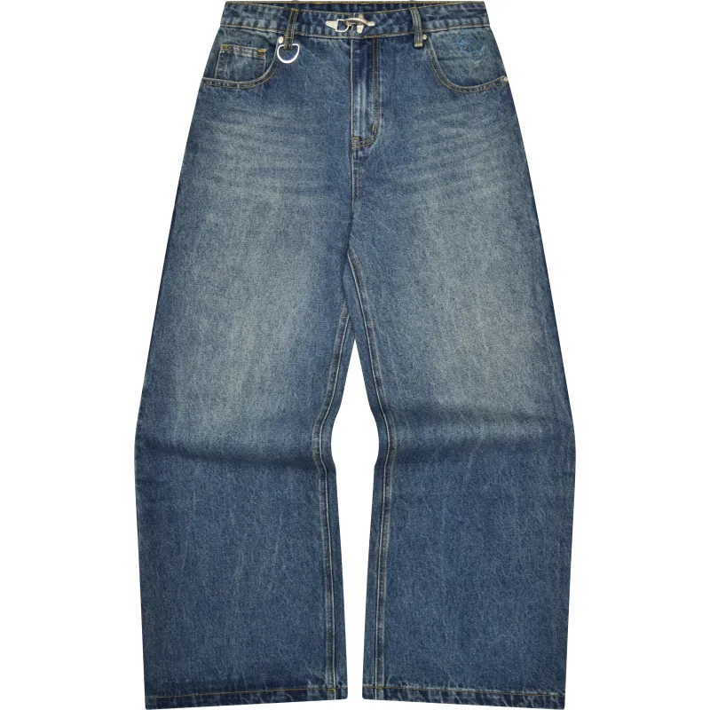 Blue Baggy Jeans made by Steady Hands