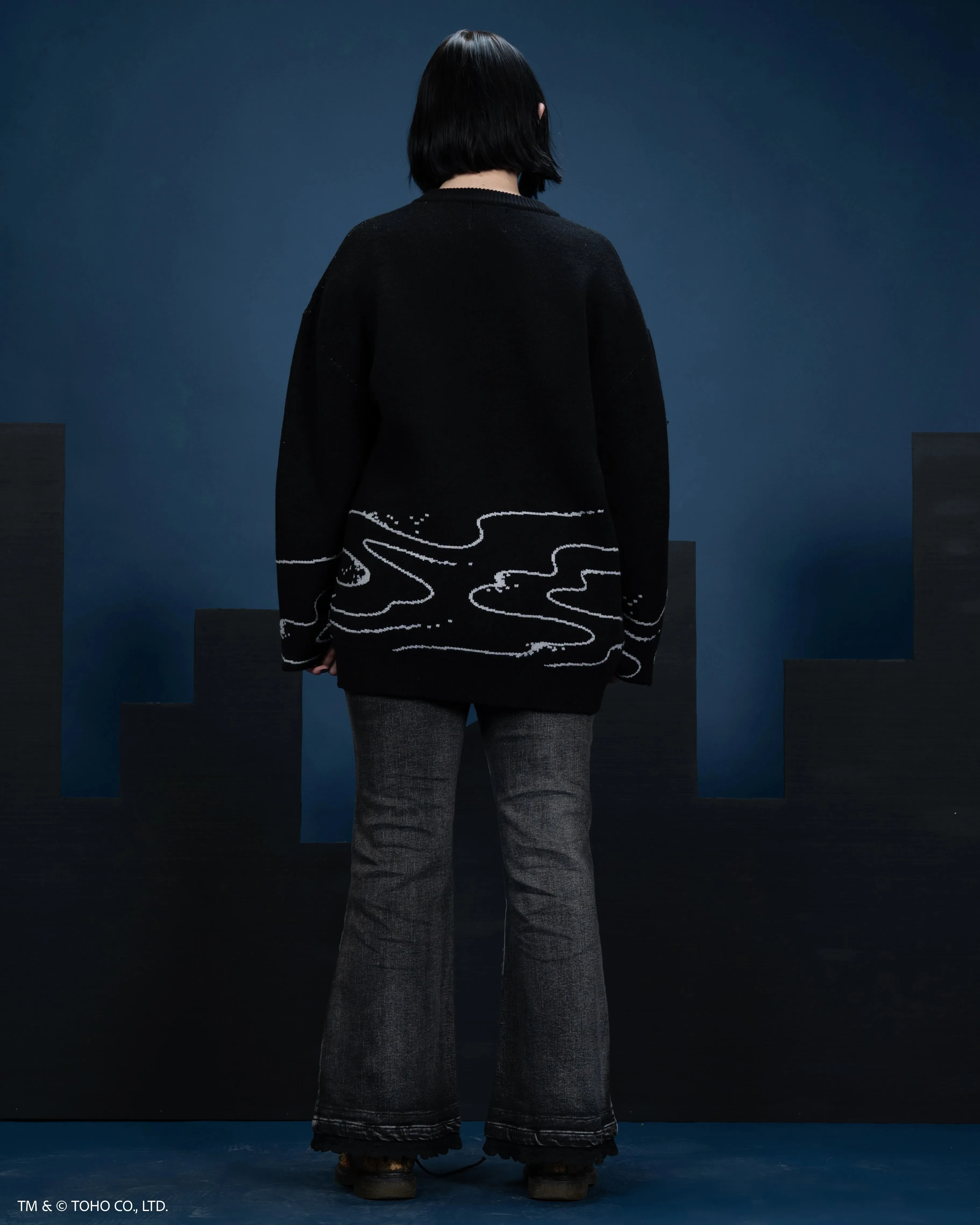 Mechagodzilla Attack Sweater sold by Steady Hands product image thumbnail 5
