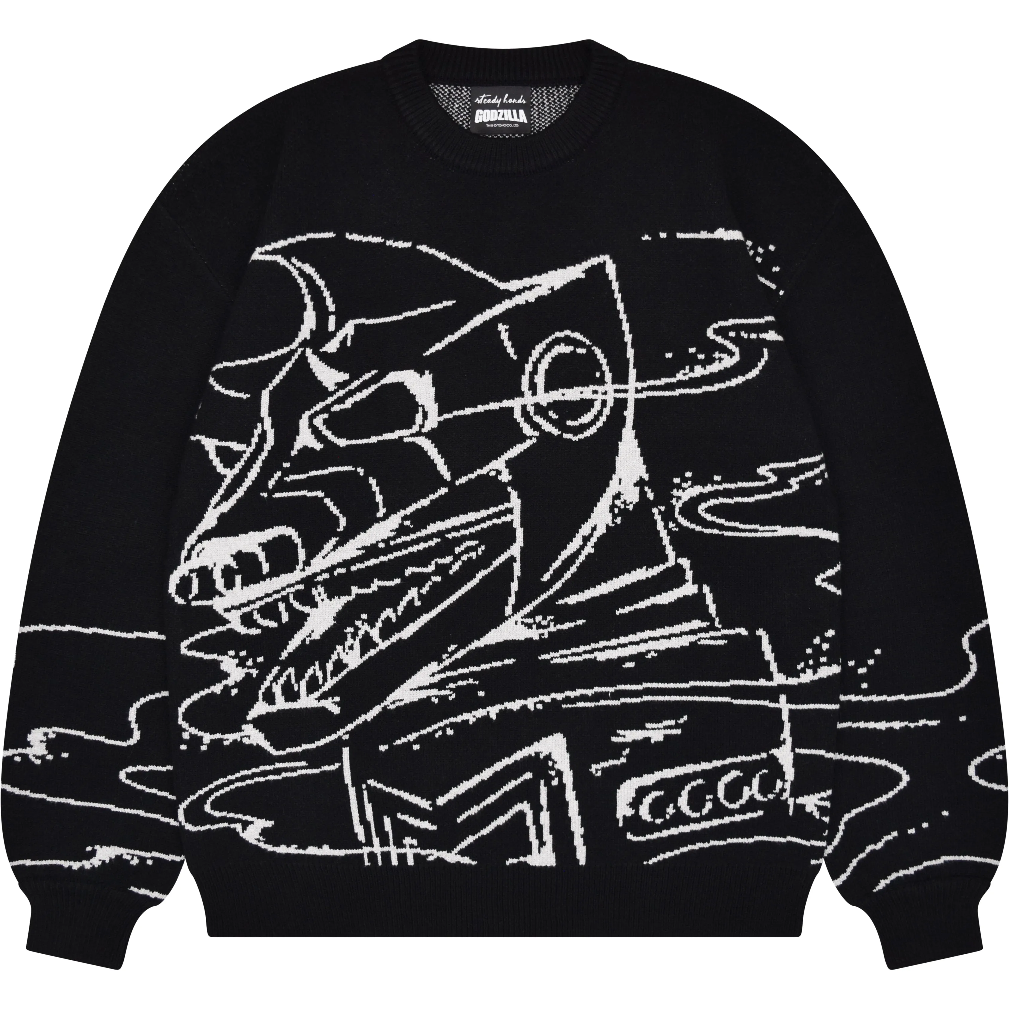 Mechagodzilla Attack Sweater sold by Steady Hands