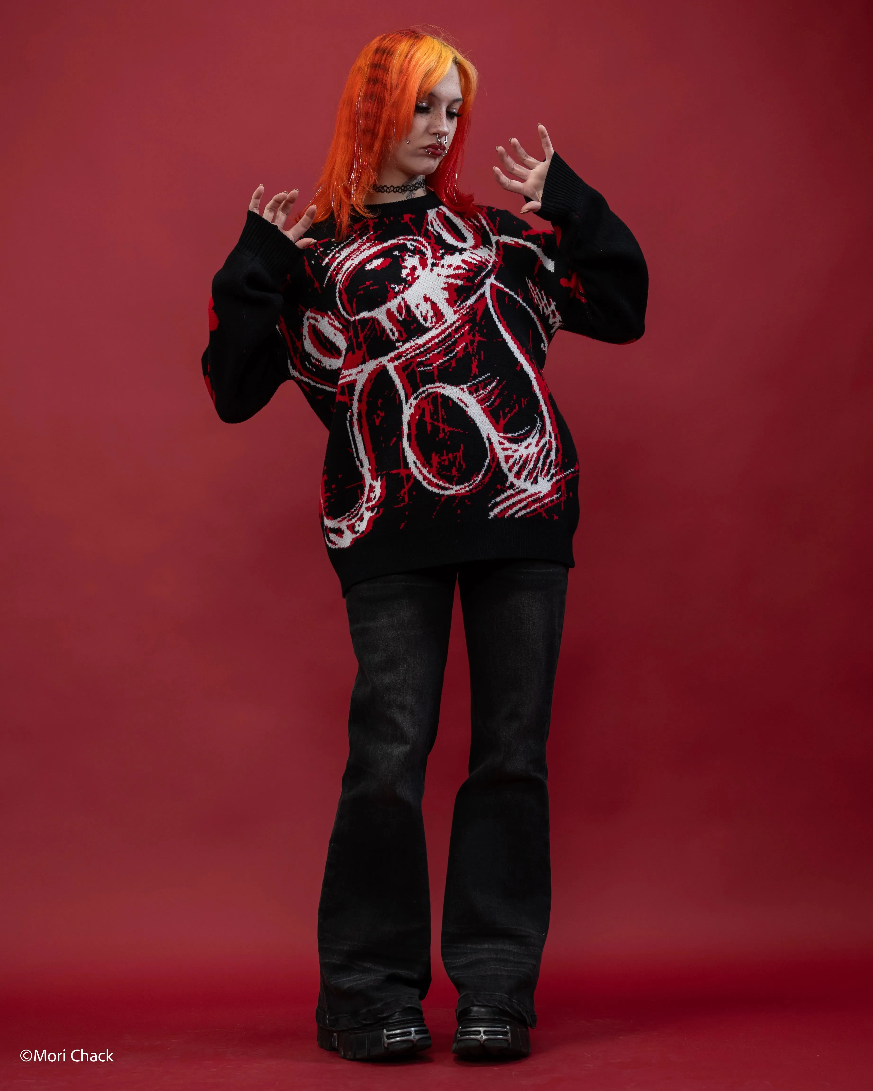 Bloody Bear Sweater sold by Steady Hands product image thumbnail 3