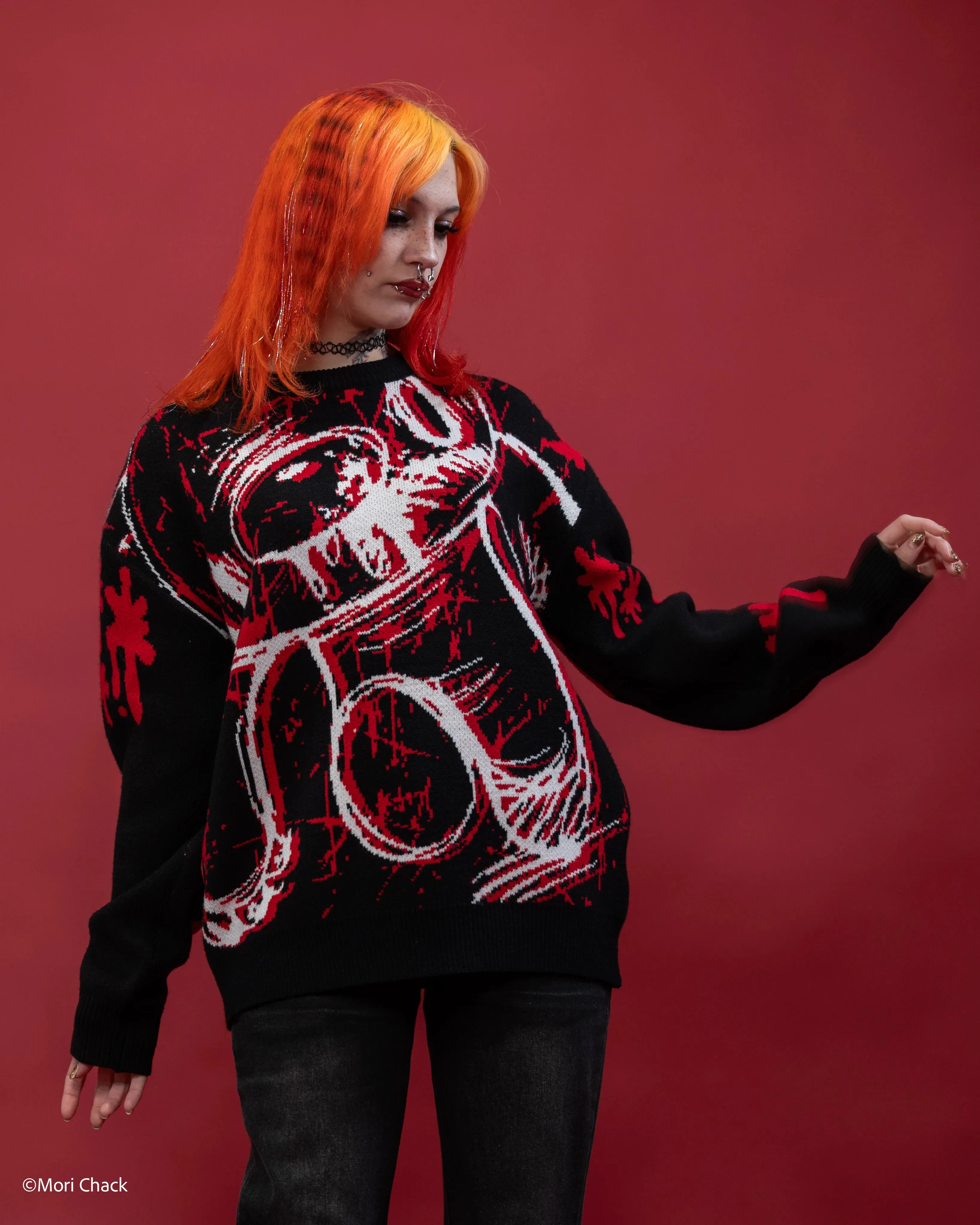 Bloody Bear Sweater sold by Steady Hands product image thumbnail 5