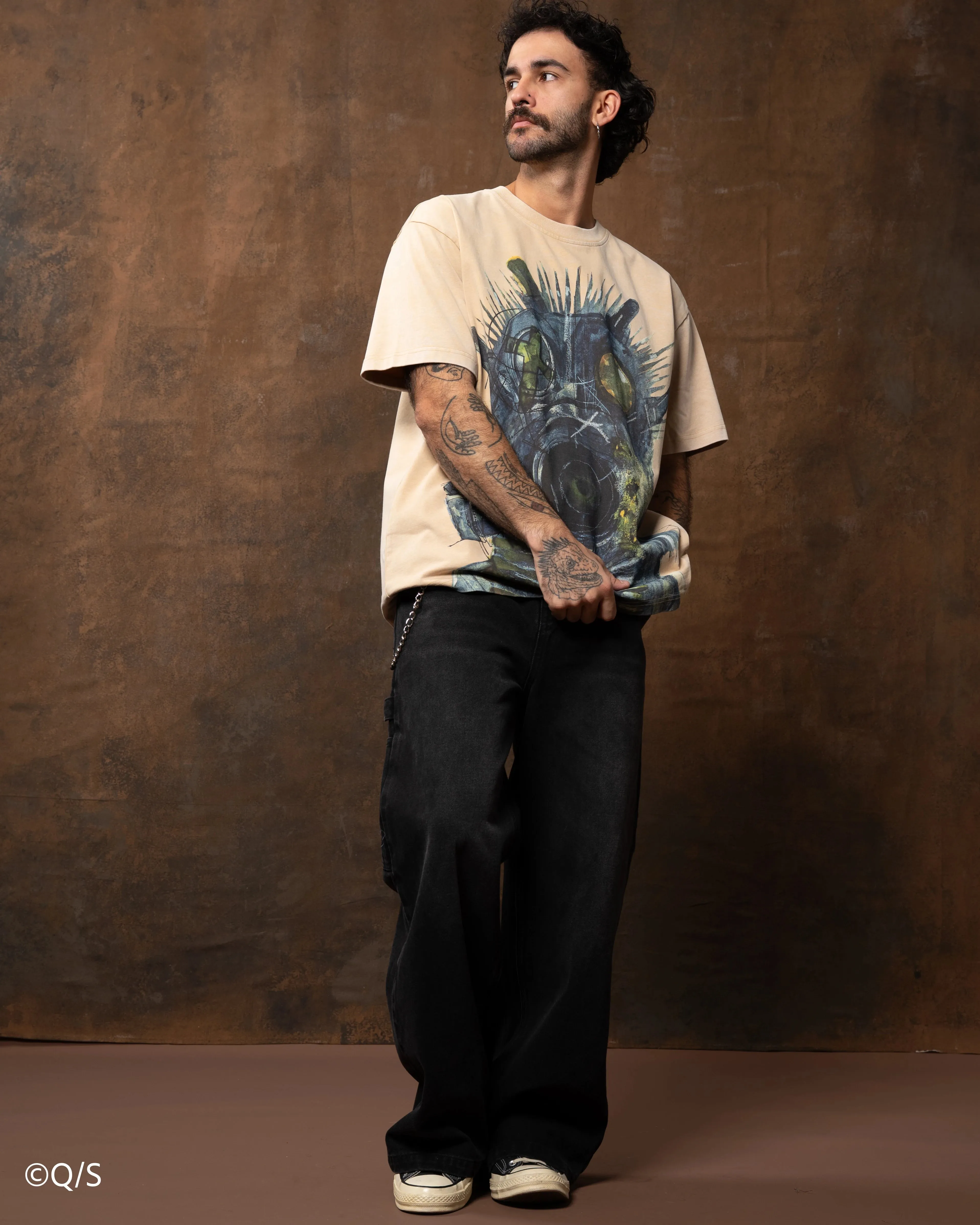 Caiman Front Print Tee sold by Steady Hands product image thumbnail 4