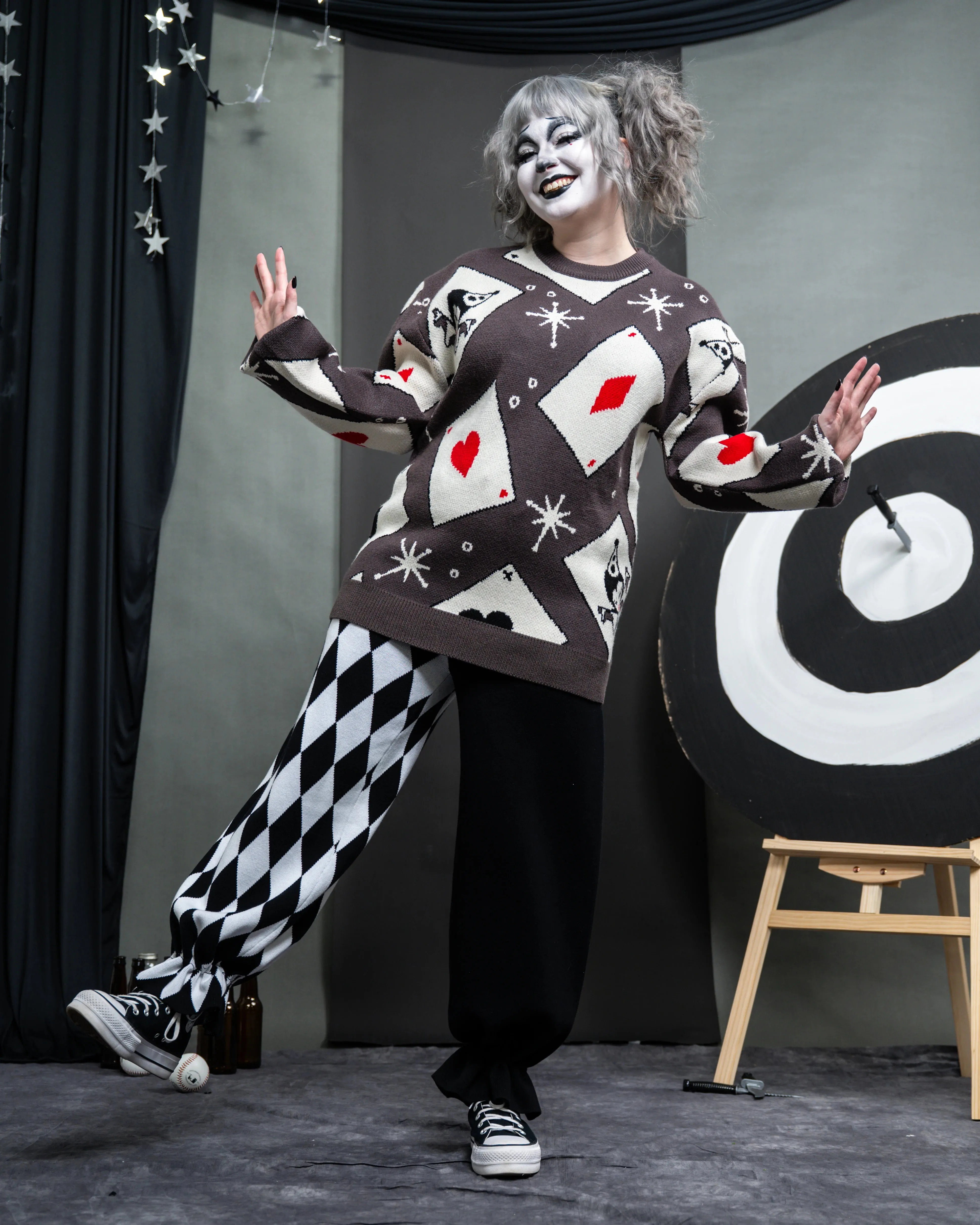 Playing Card Sweater sold by Steady Hands product image thumbnail 3
