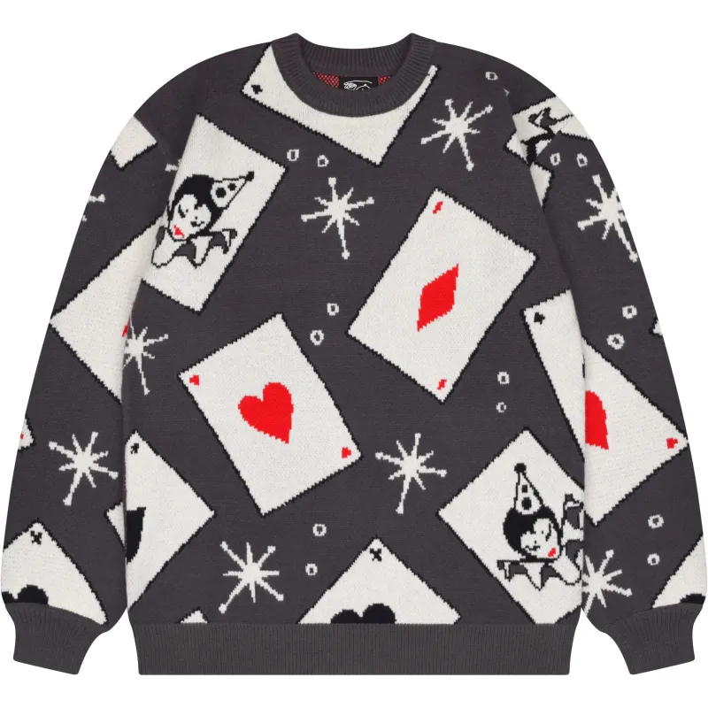 Playing Card Sweater made by Circus by Sam Edelman