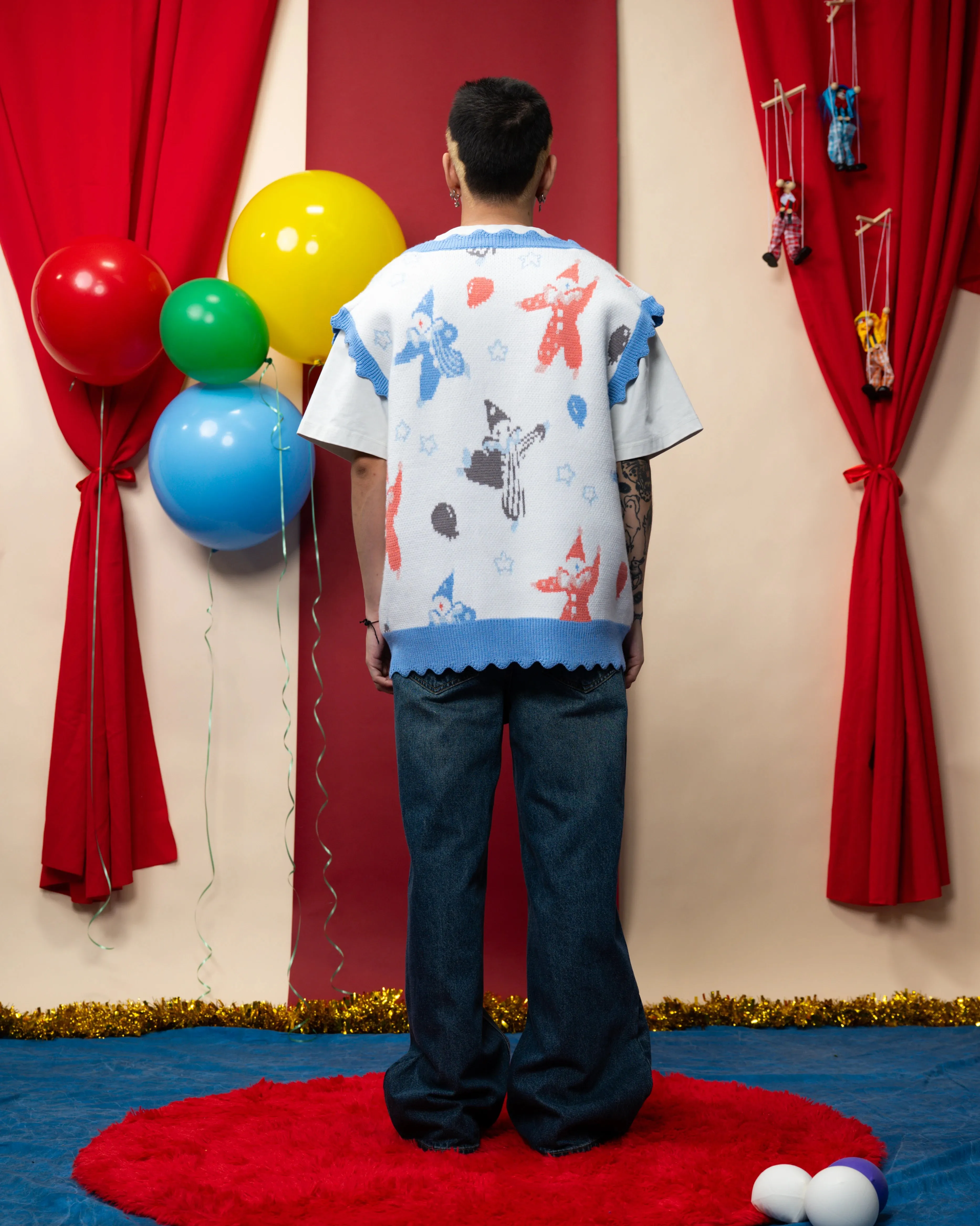 Clownin' Around Vest sold by Steady Hands product image thumbnail 4