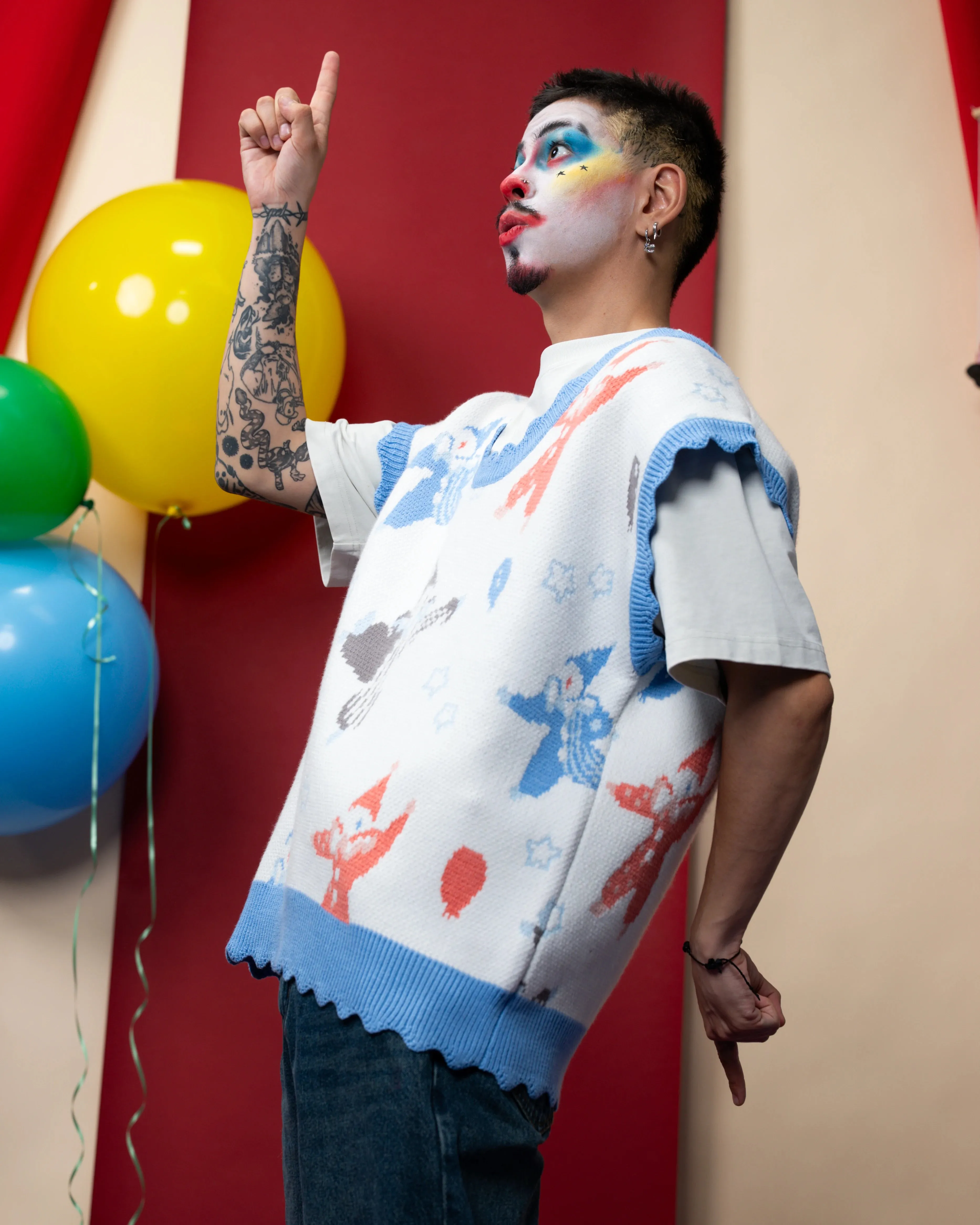 Clownin' Around Vest sold by Steady Hands product image thumbnail 5