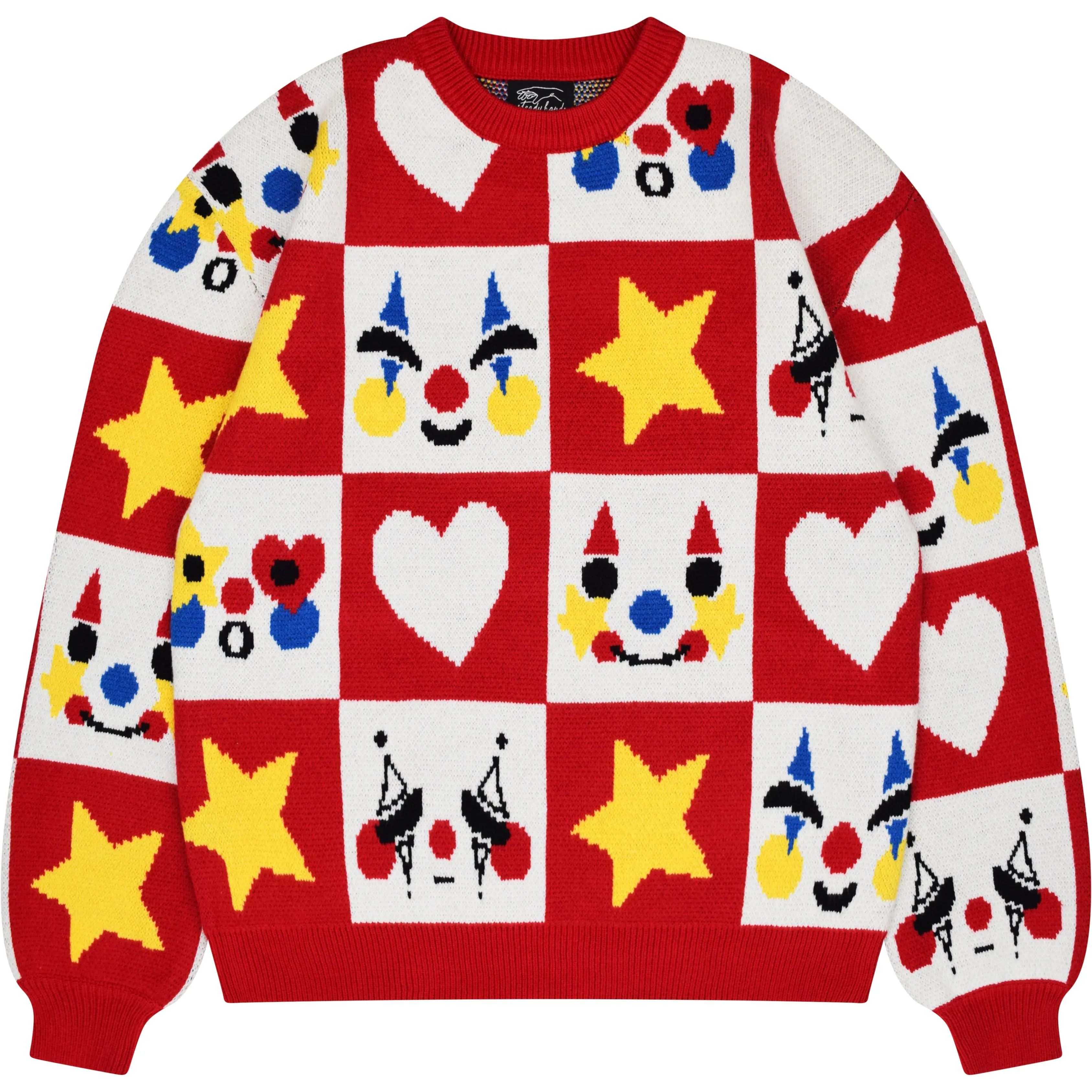 Checkered Clown Sweater sold by Steady Hands