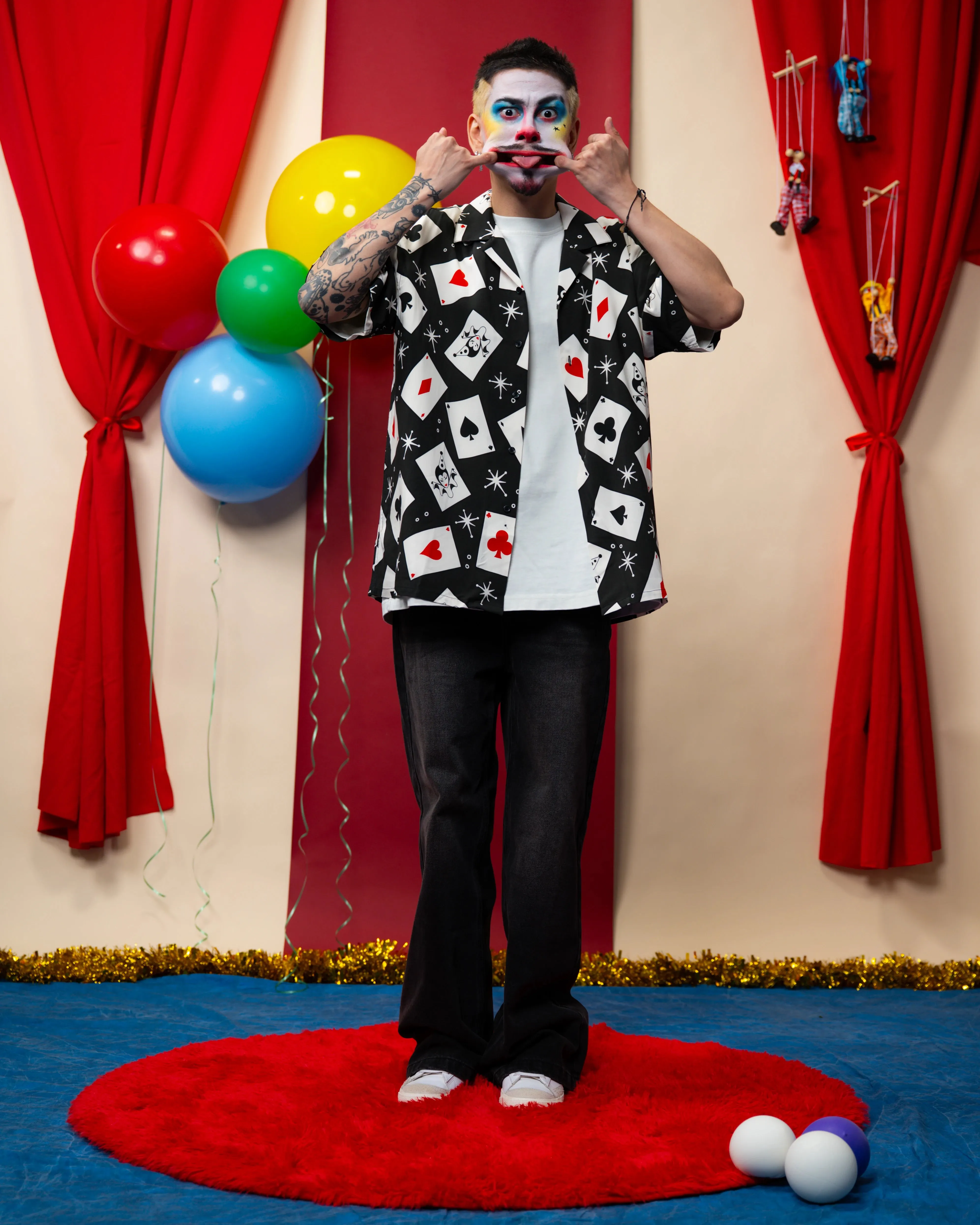 Playing Card Button Up sold by Steady Hands product image thumbnail 3