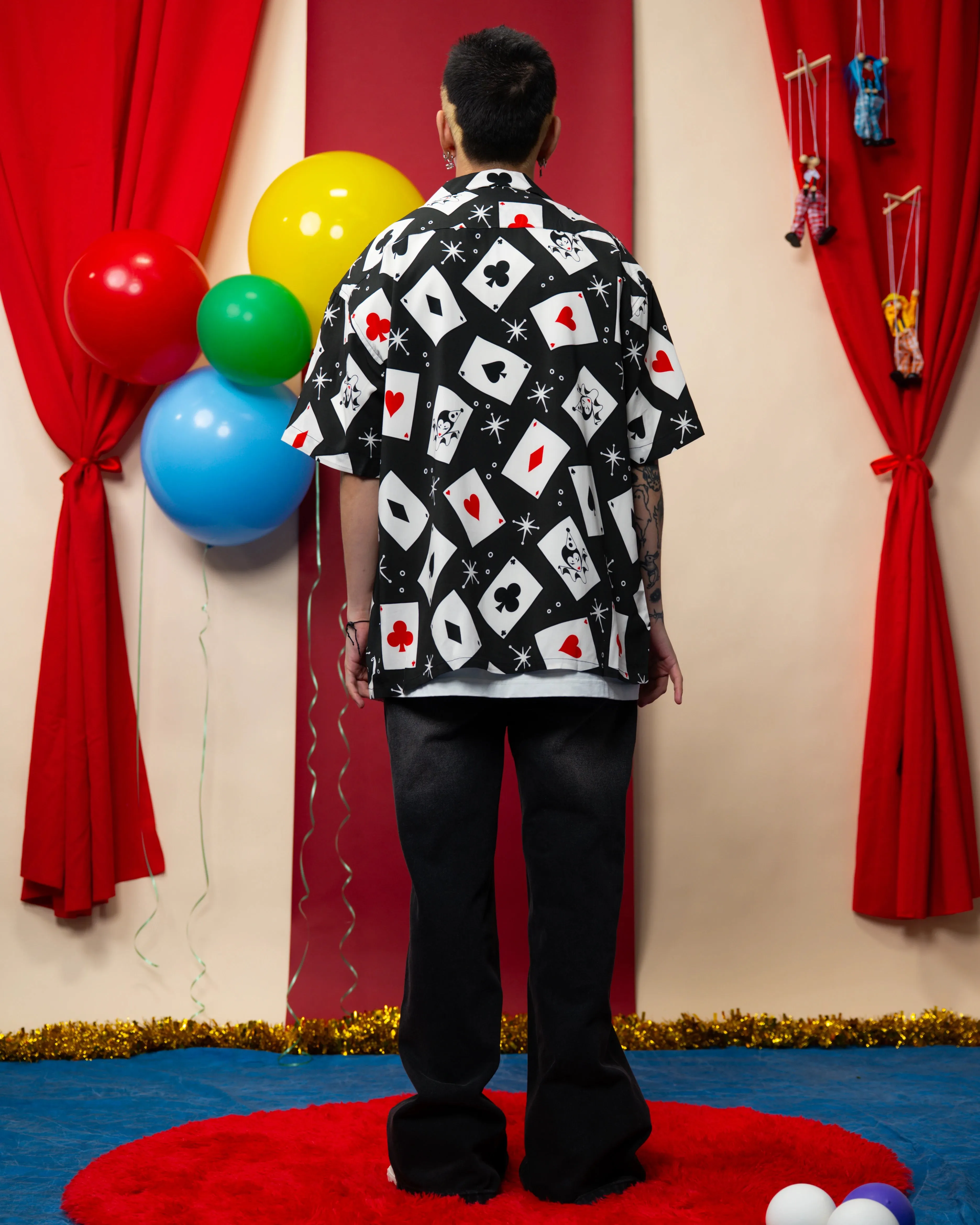 Playing Card Button Up sold by Steady Hands product image thumbnail 4