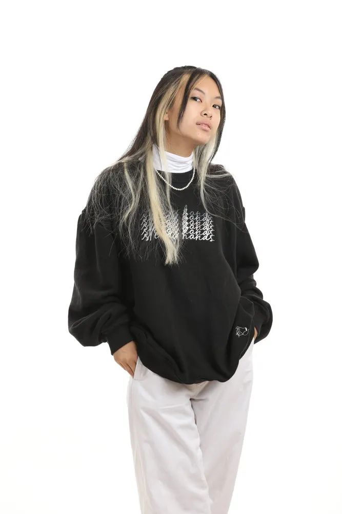 Stacked Logo Sweater sold by Steady Hands product image thumbnail 4