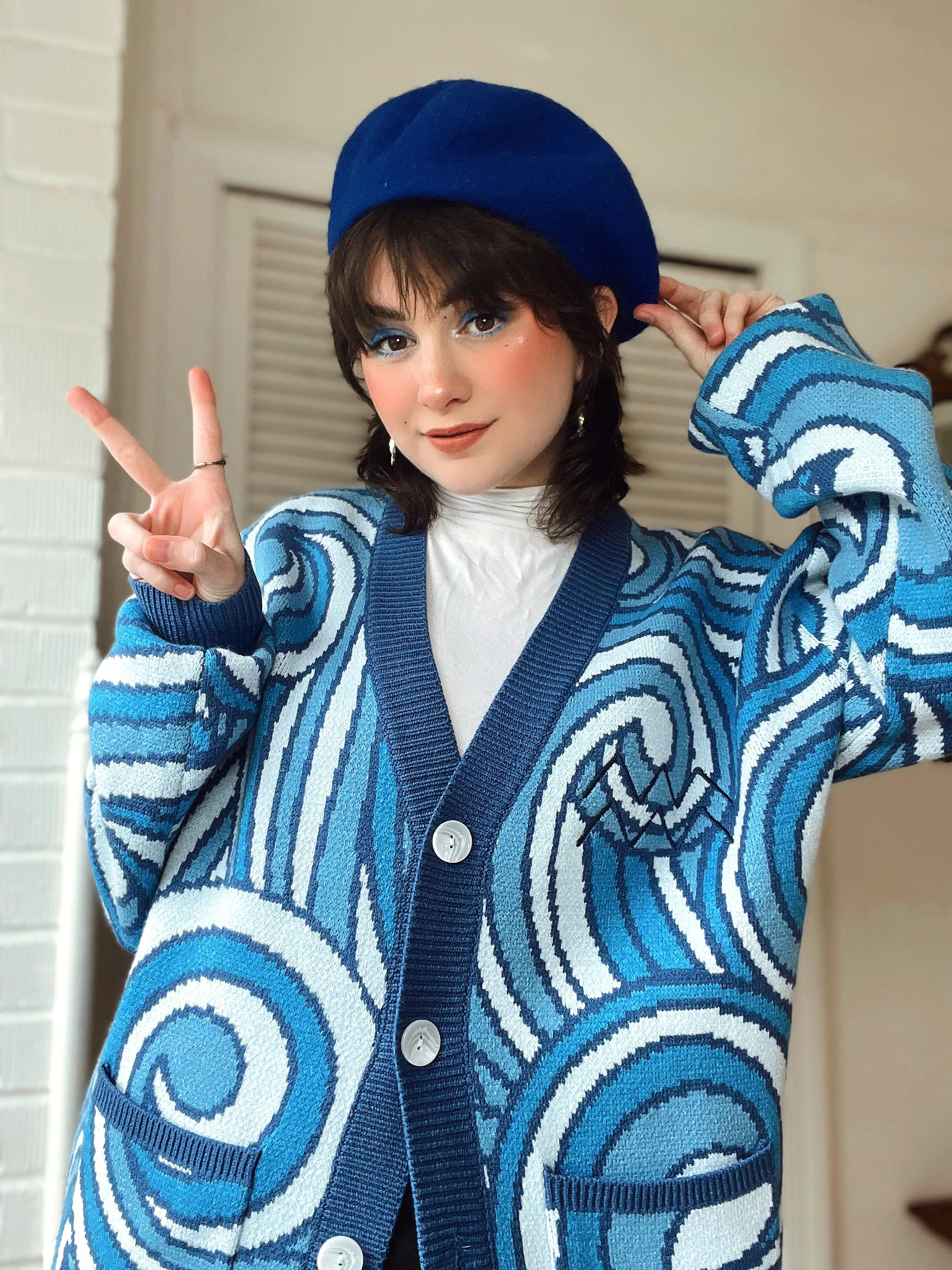 Aquarius Cardigan sold by Steady Hands product image thumbnail 3