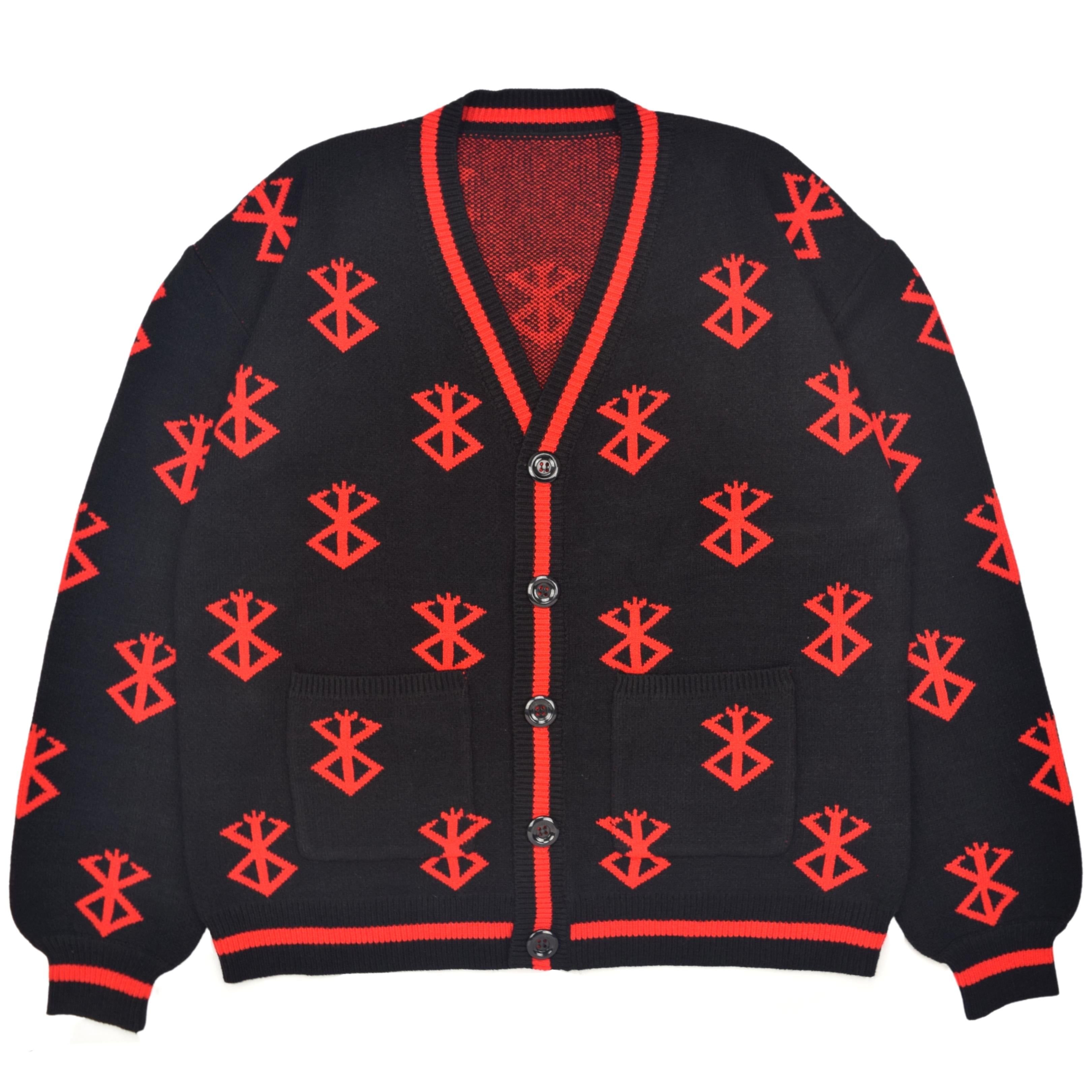 Branded Cardigan sold by Steady Hands
