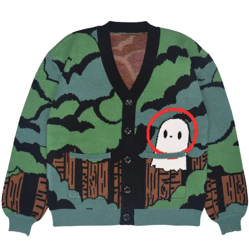 Ghost Spotting Cardigan sold by Steady Hands