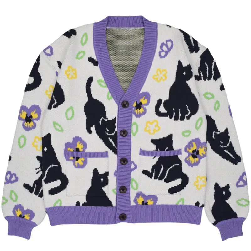 Meowin' Around Cardigan sold by Steady Hands