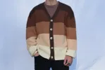 Brown Gradient Cardigan sold by Steady Hands