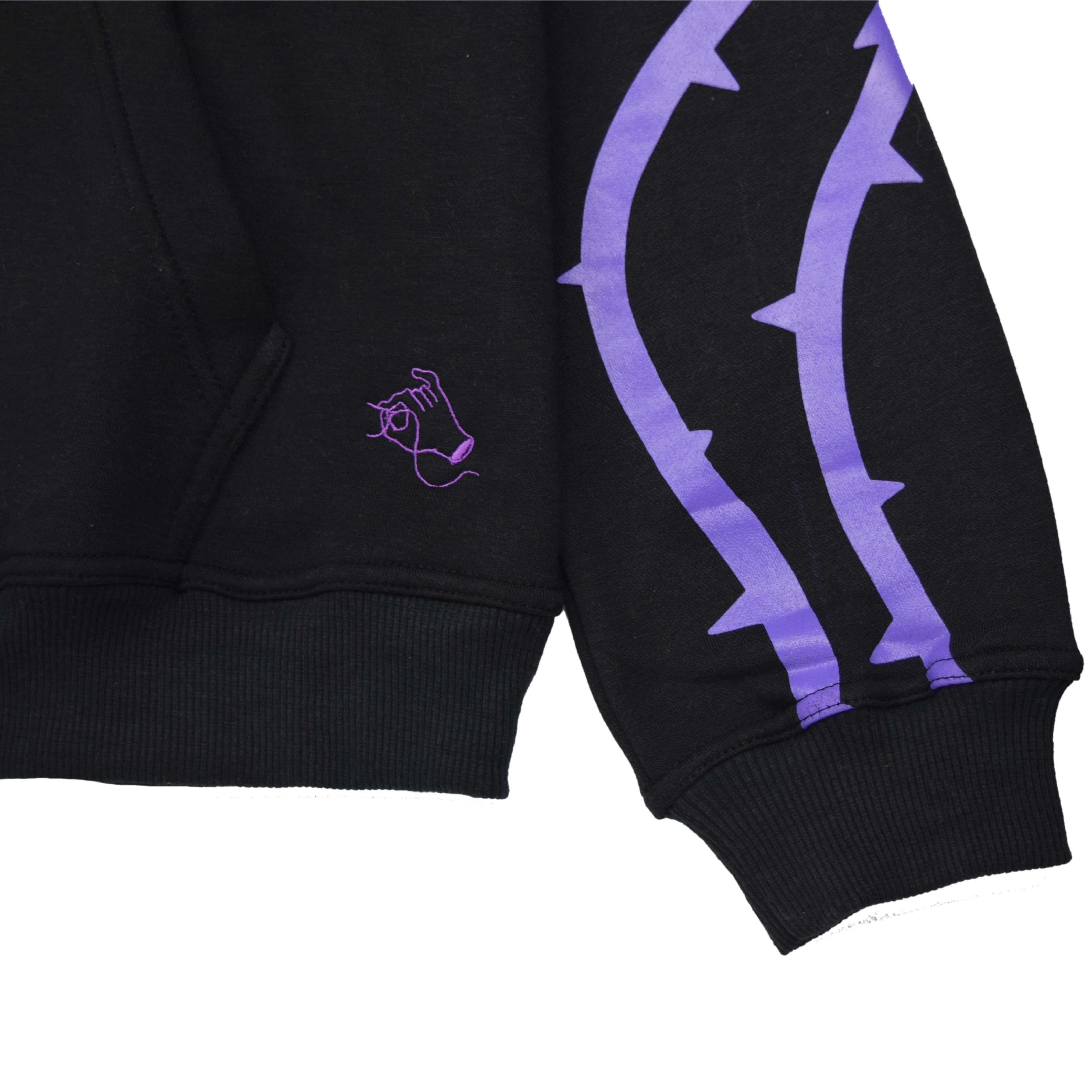 Purple Vine Hoodie sold by Steady Hands product image thumbnail 2