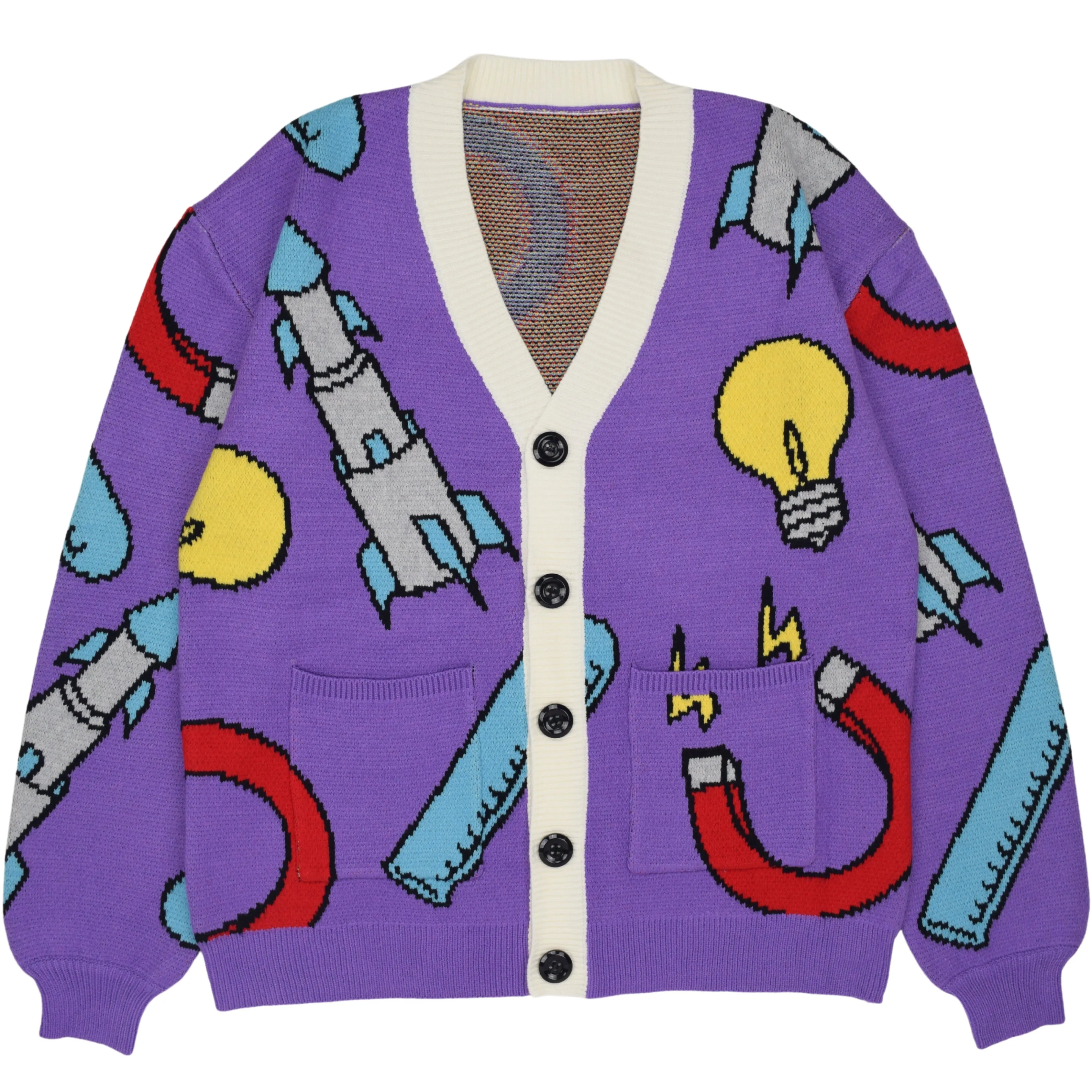 Science Cardigan sold by Steady Hands