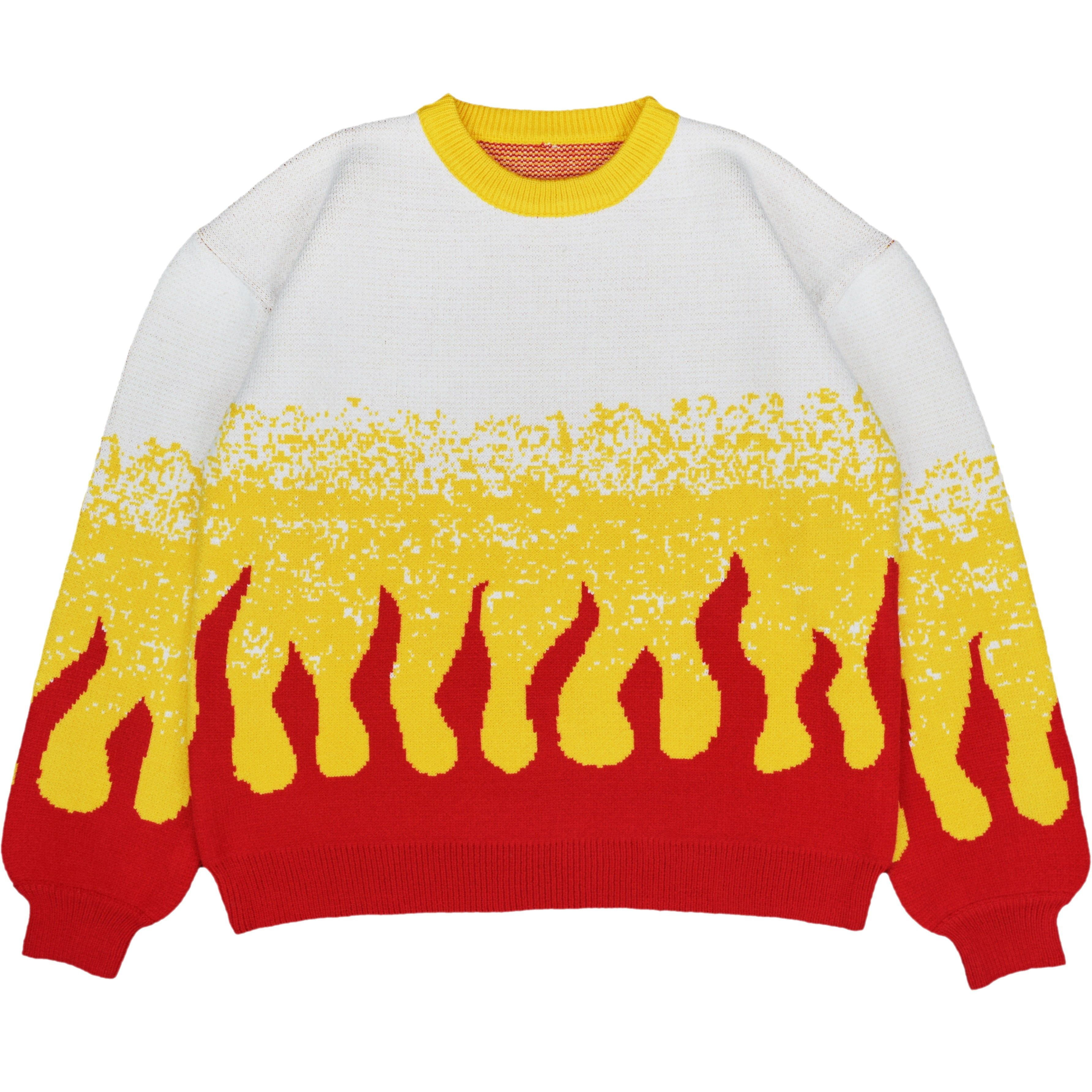 Flame Pillar Sweater sold by Steady Hands