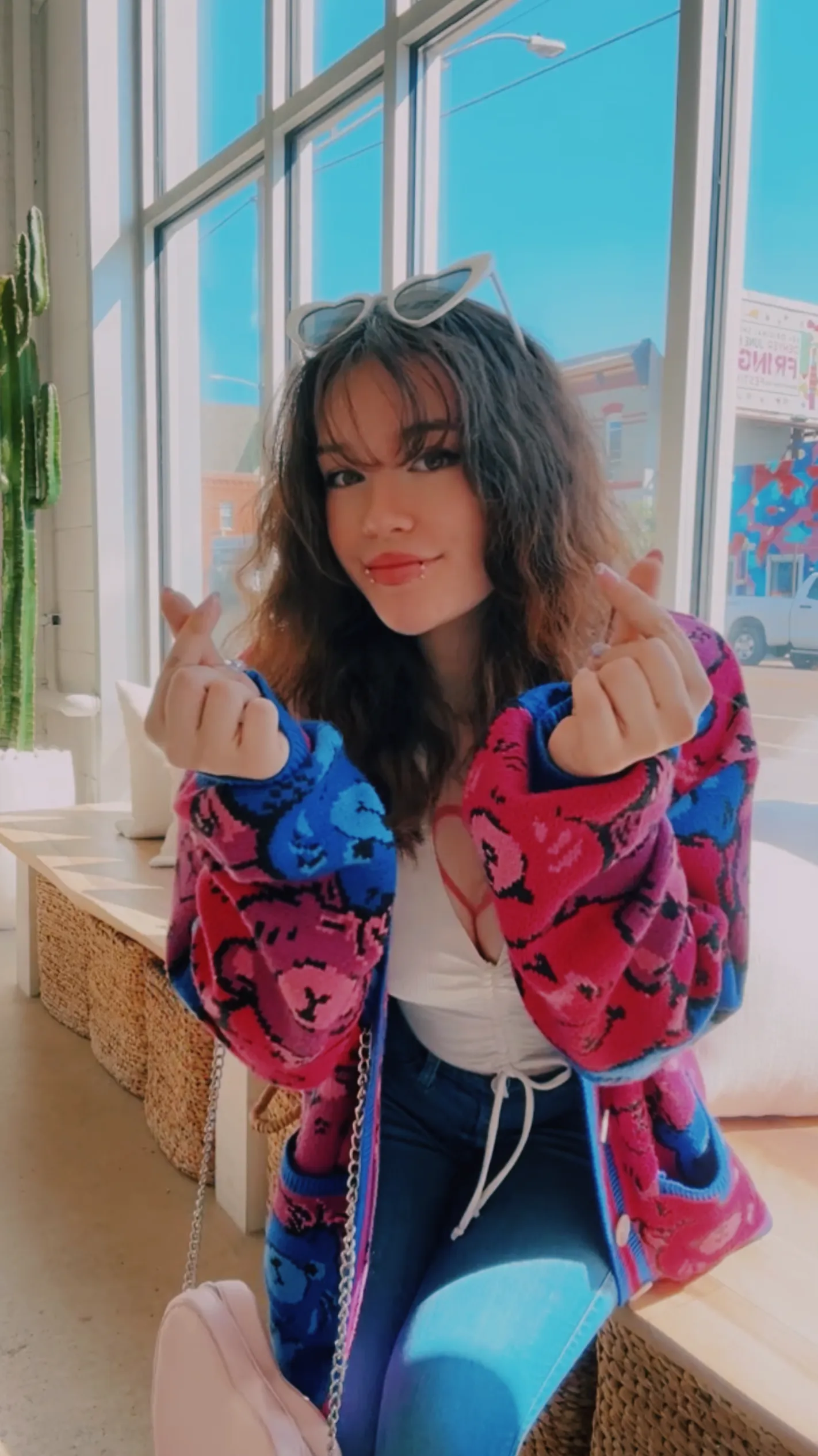 Bi Bear Cardigan sold by Steady Hands product image thumbnail 5