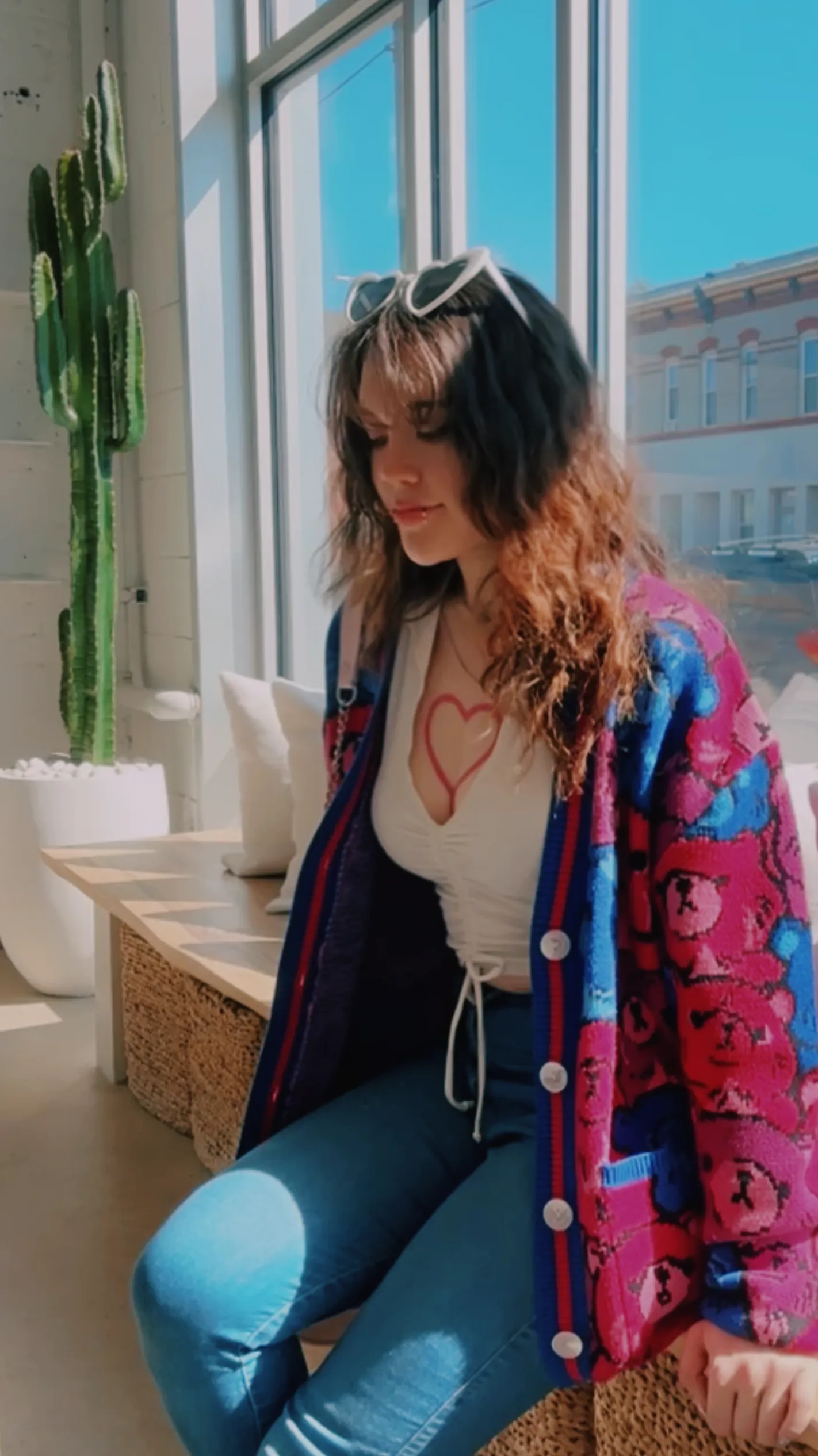 Bi Bear Cardigan sold by Steady Hands product image thumbnail 3