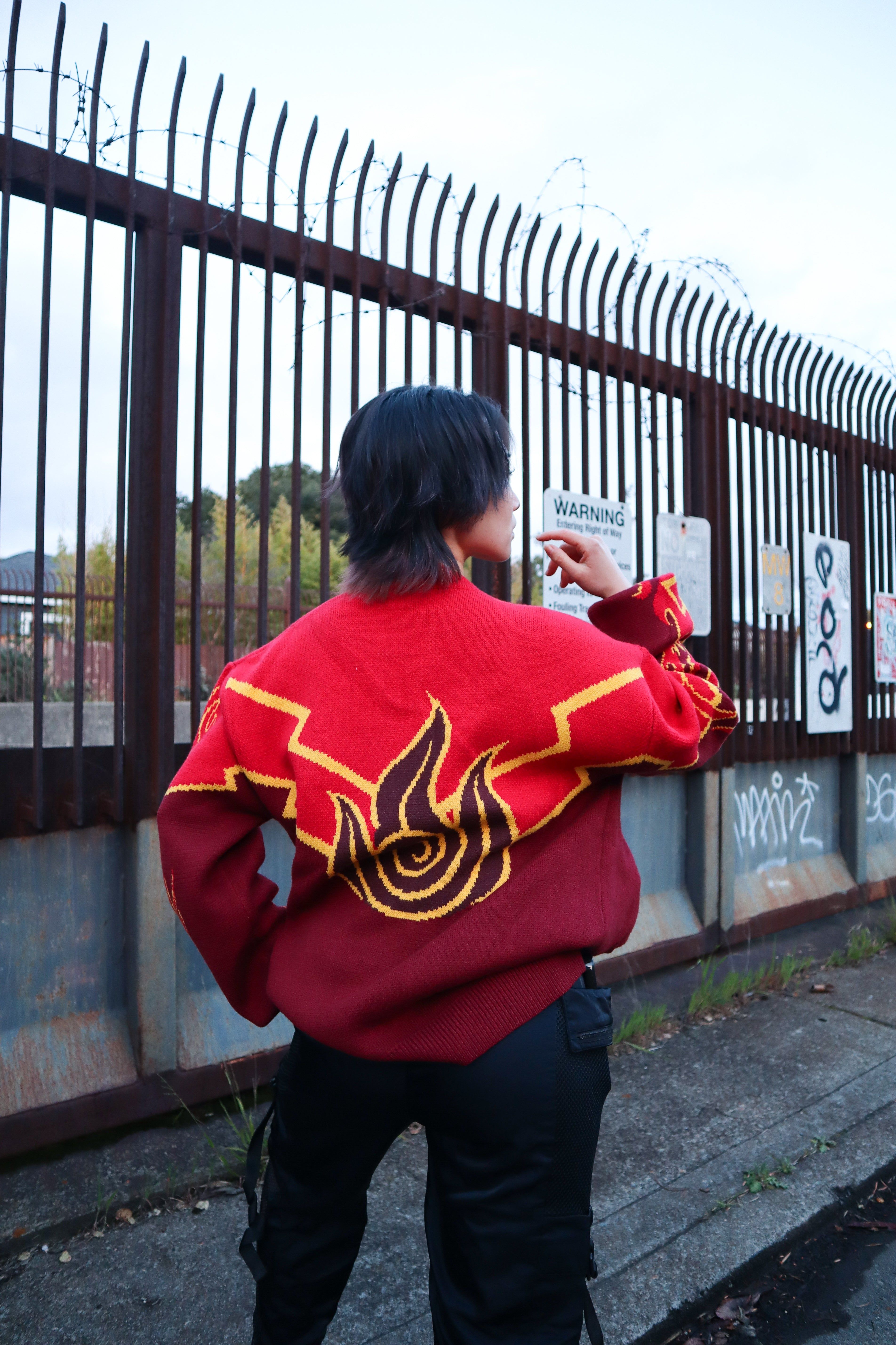 Fire Nation Cardigan sold by Steady Hands product image thumbnail 4