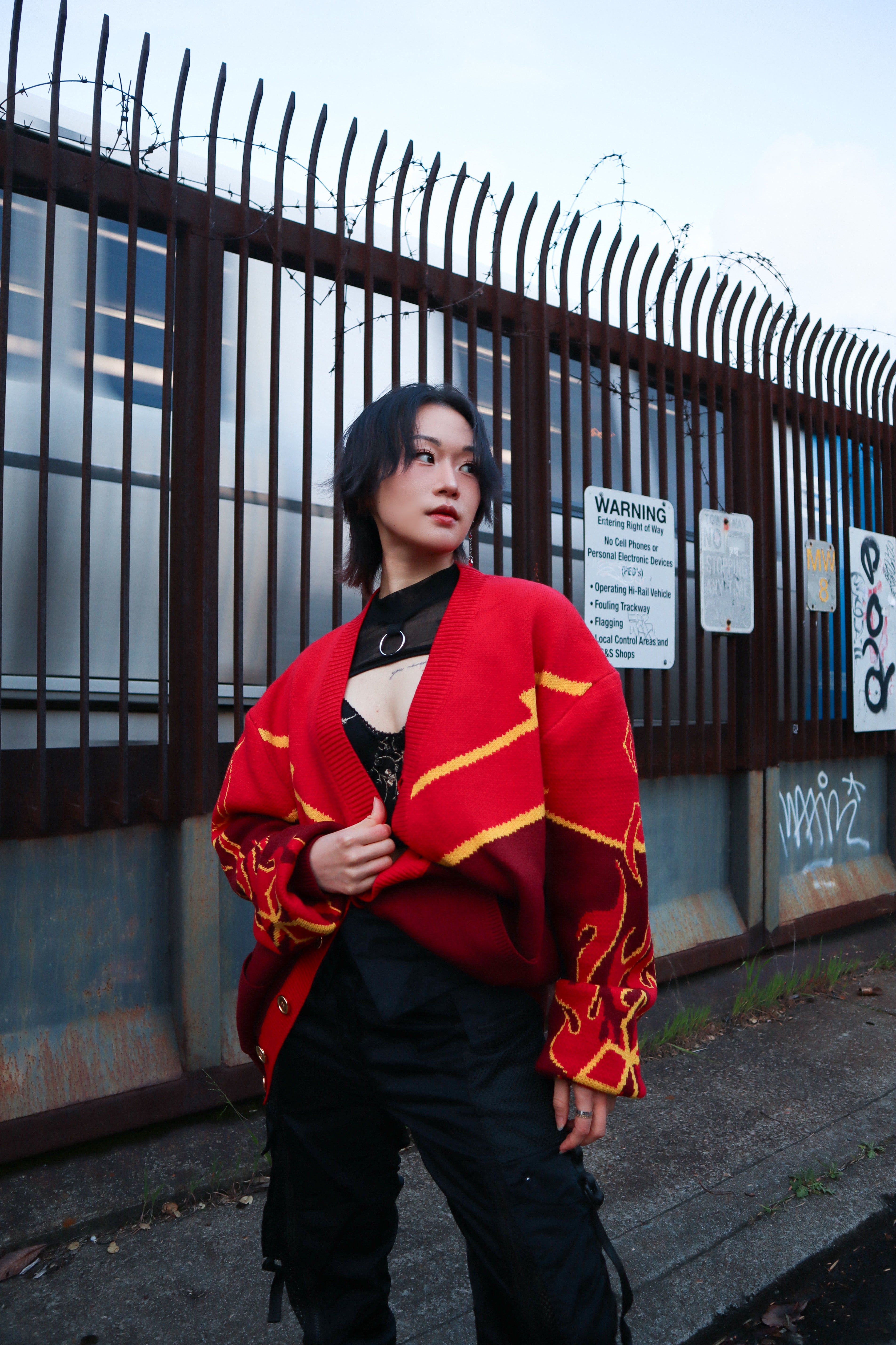 Fire Nation Cardigan sold by Steady Hands product image thumbnail 5